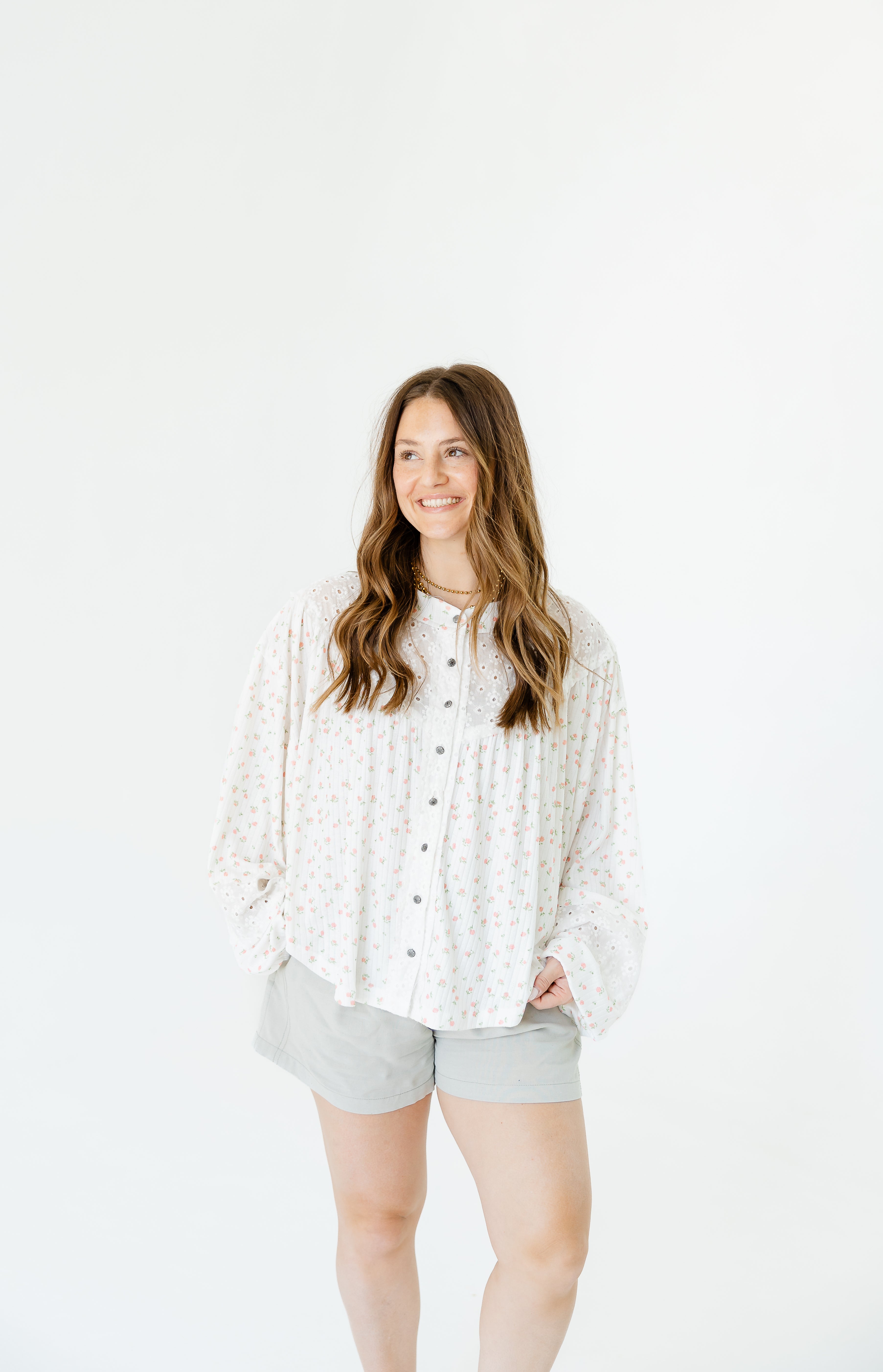 Painted Petals Blouse