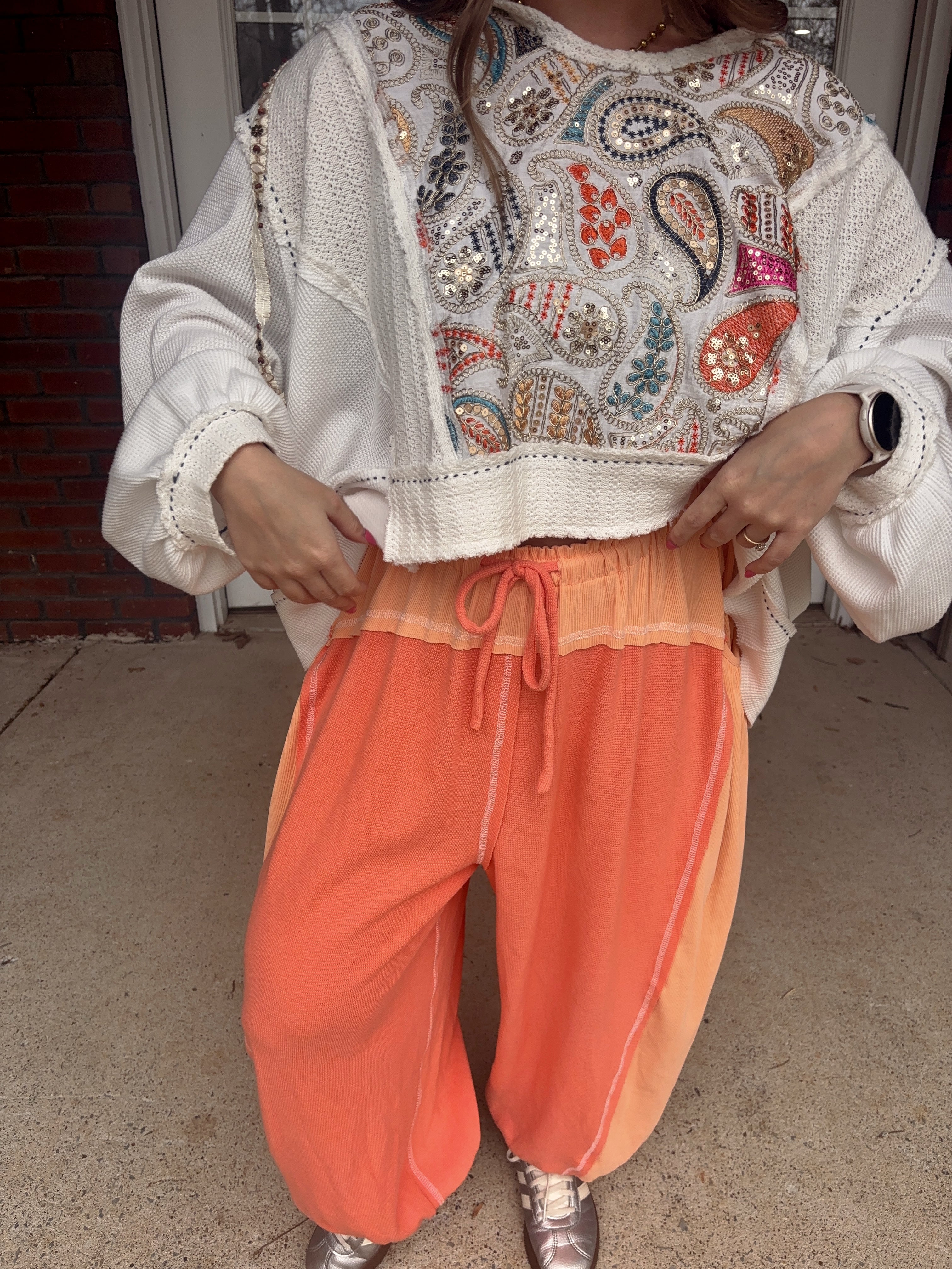 Tangerine Casual Joggers
