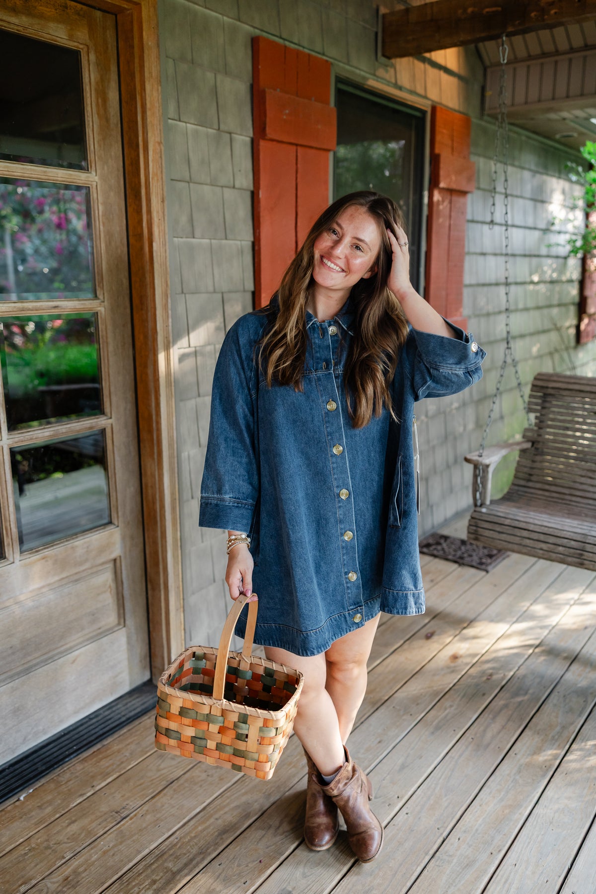 Weekend Wanderer Denim Dress