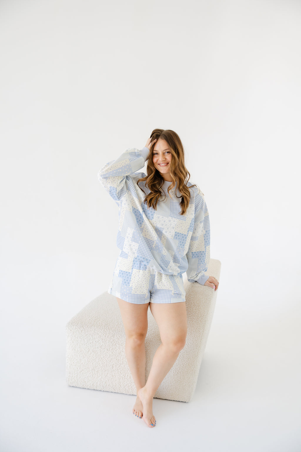 Patchwork Quilted Set
