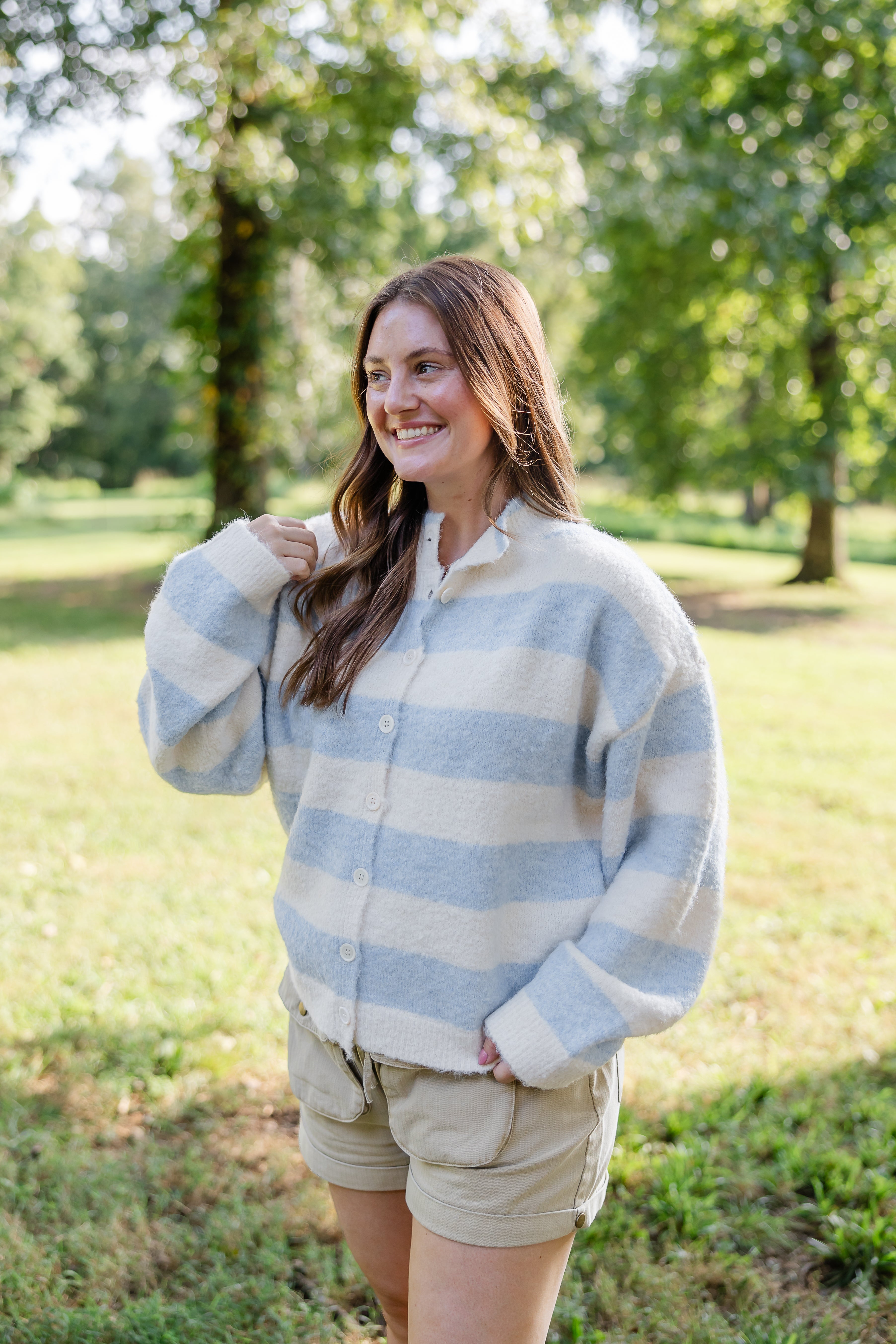 Bonnie Striped Cardigan