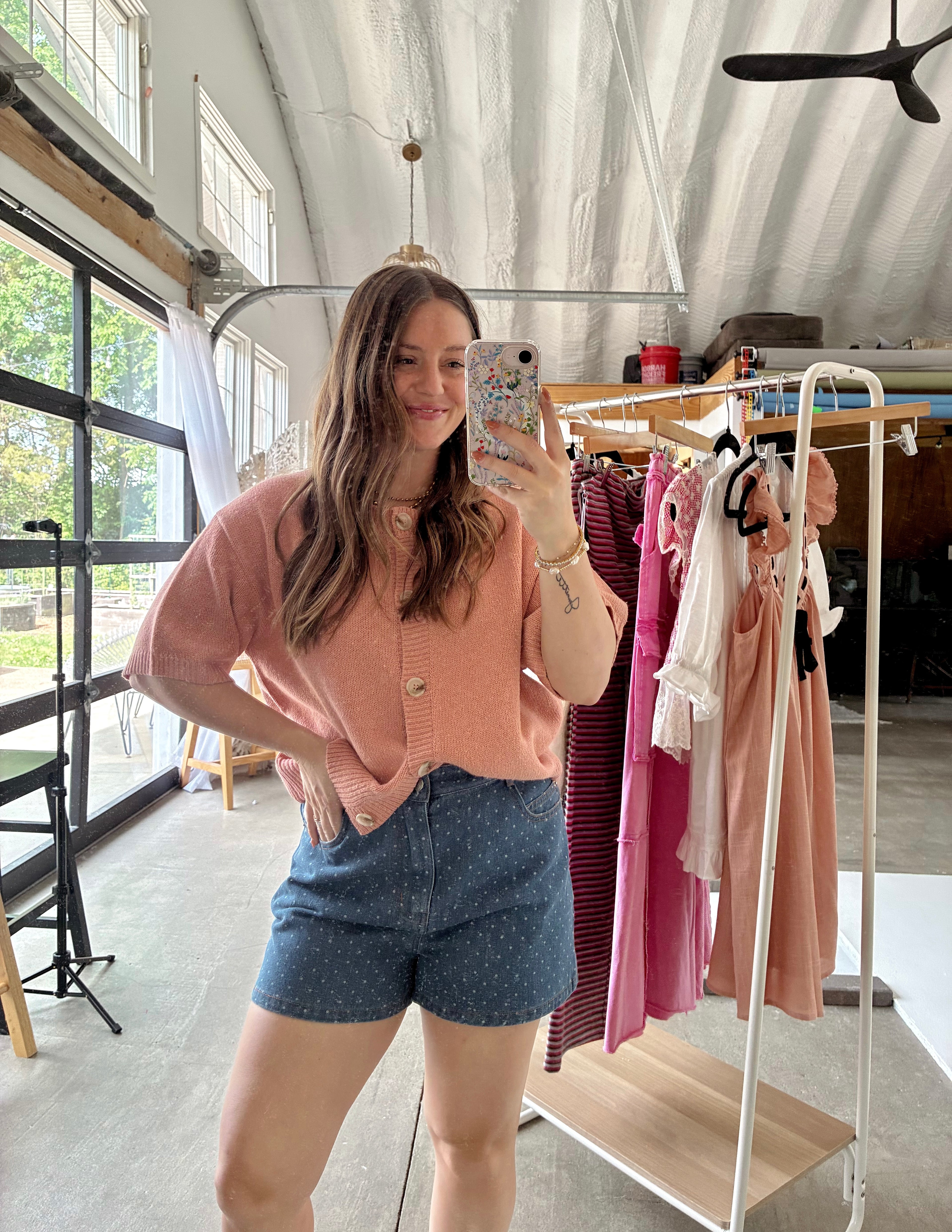 Polly Buttoned Cardi