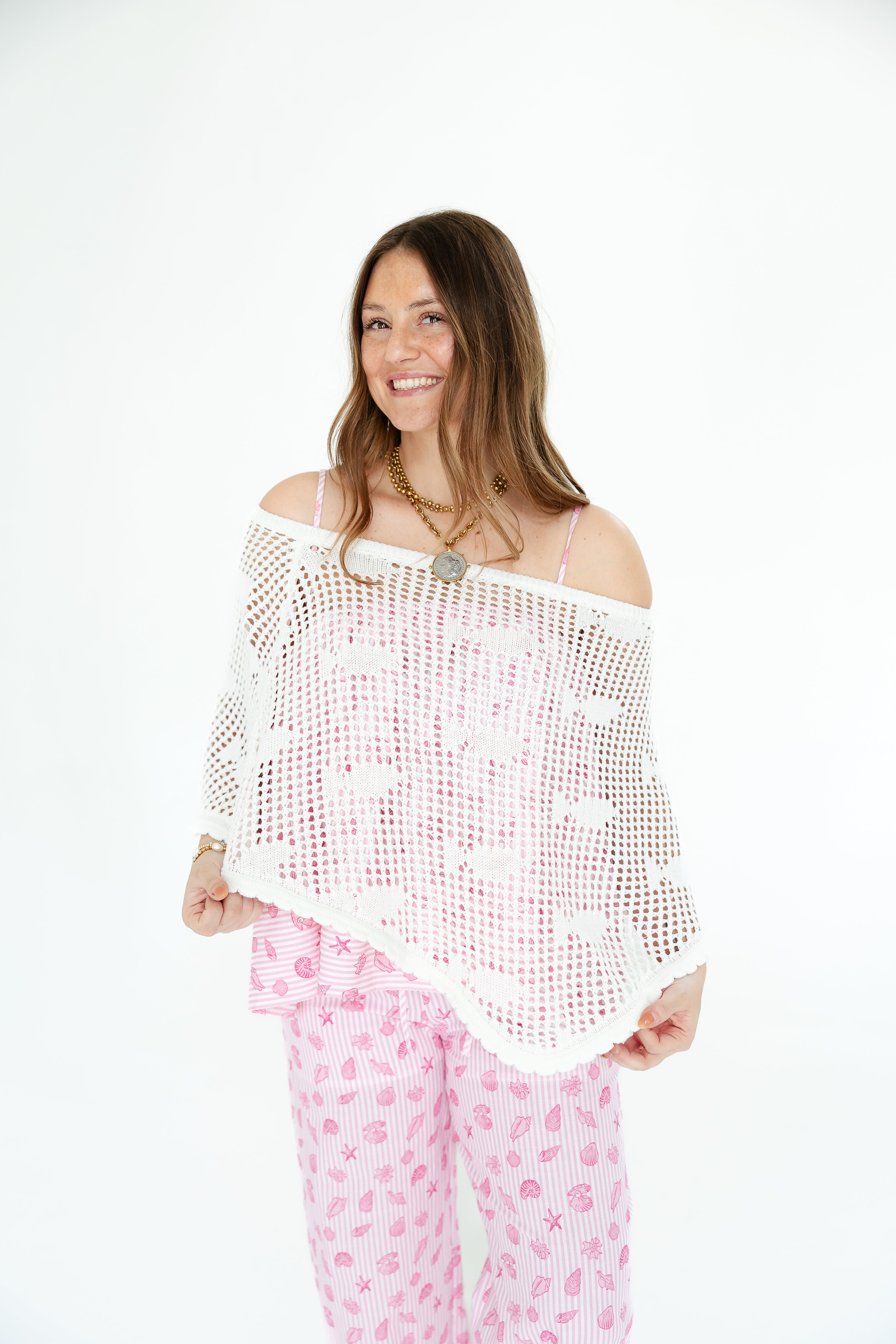 Fish Crochet Poncho