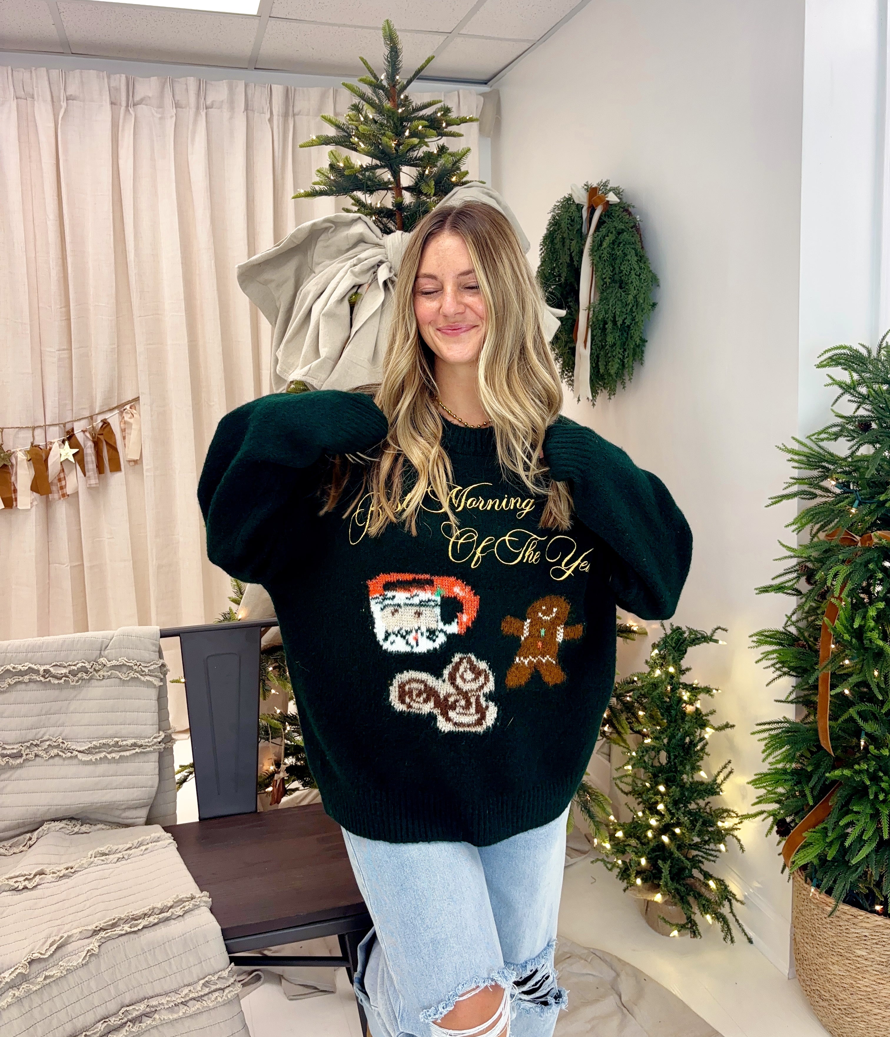 Best Morning of the Year Sweater