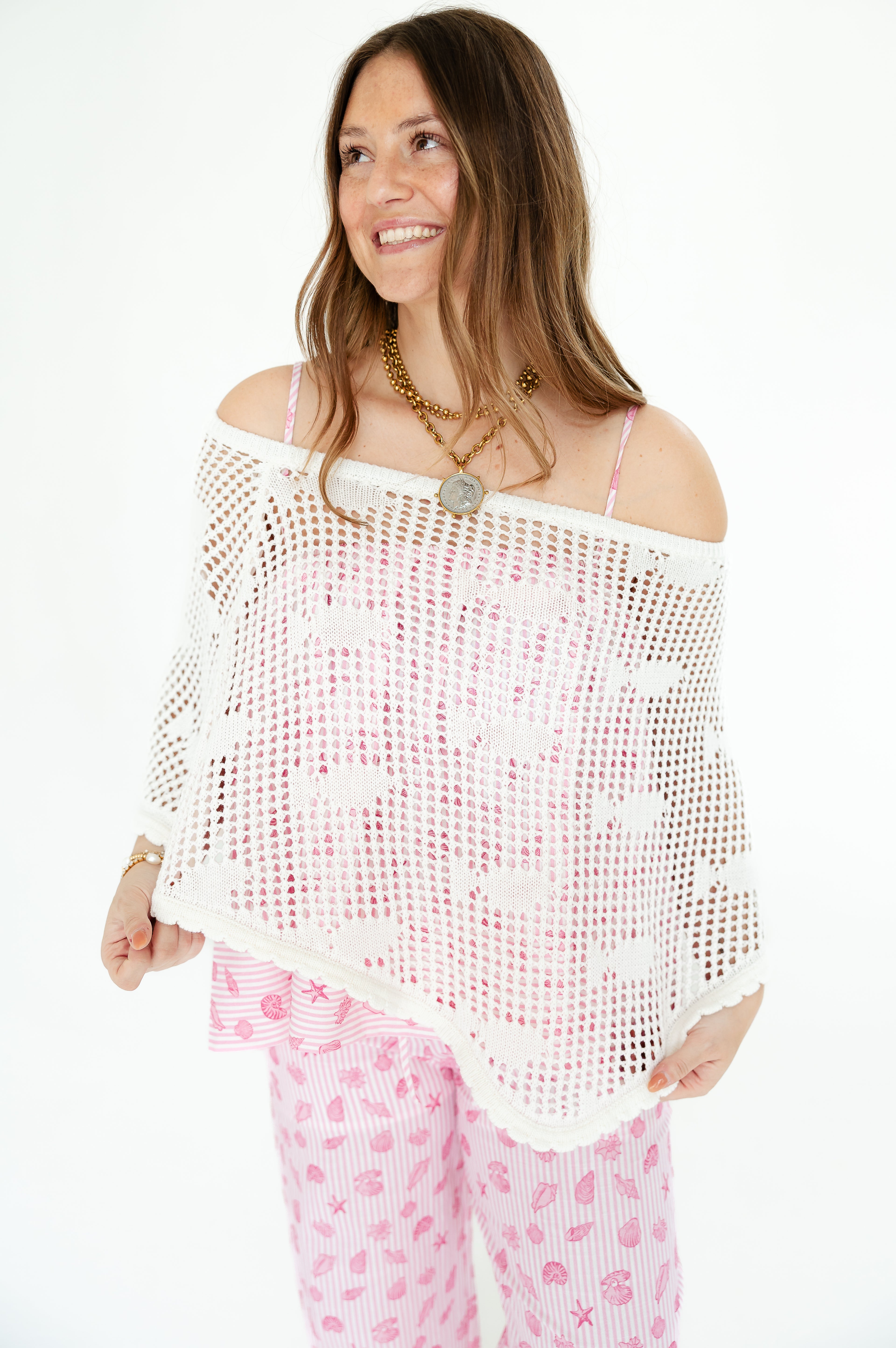 Fish Crochet Poncho