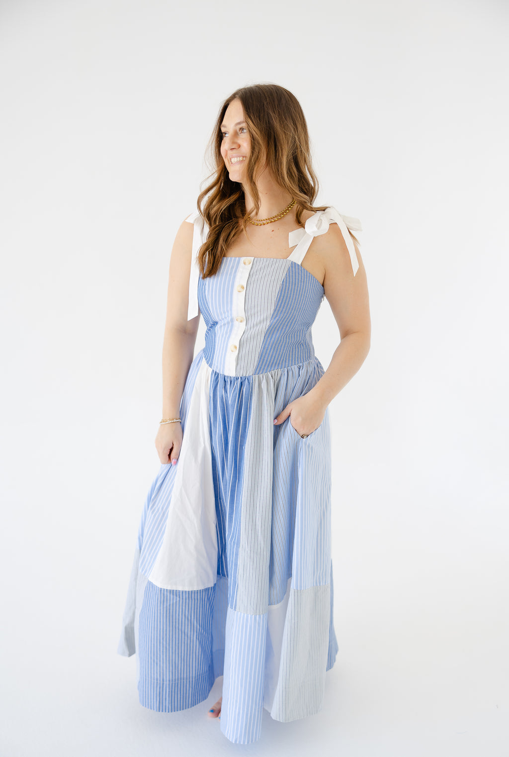 Boho Patchwork Maxi Dress