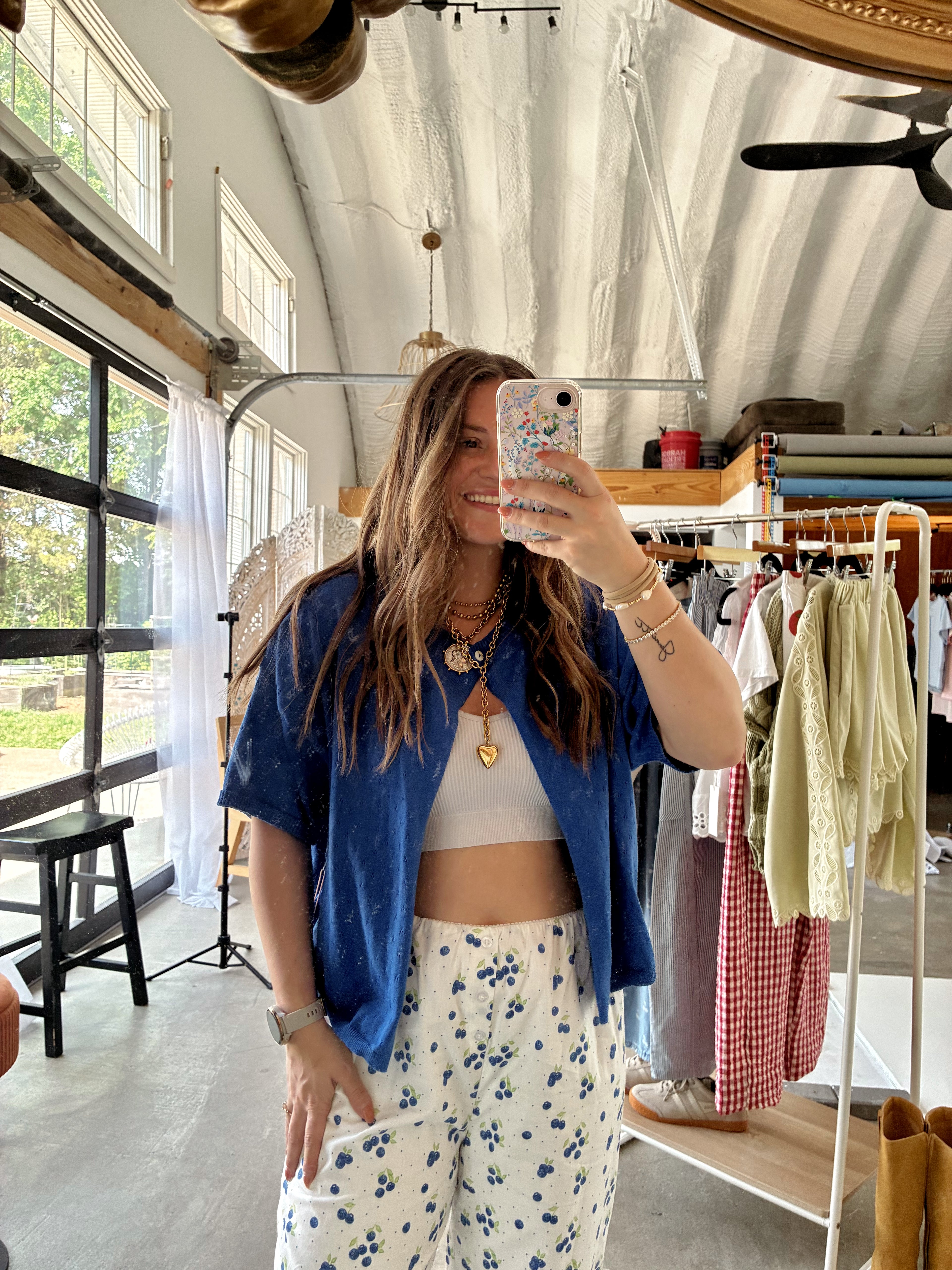 Morning Market Pointelle Cardi