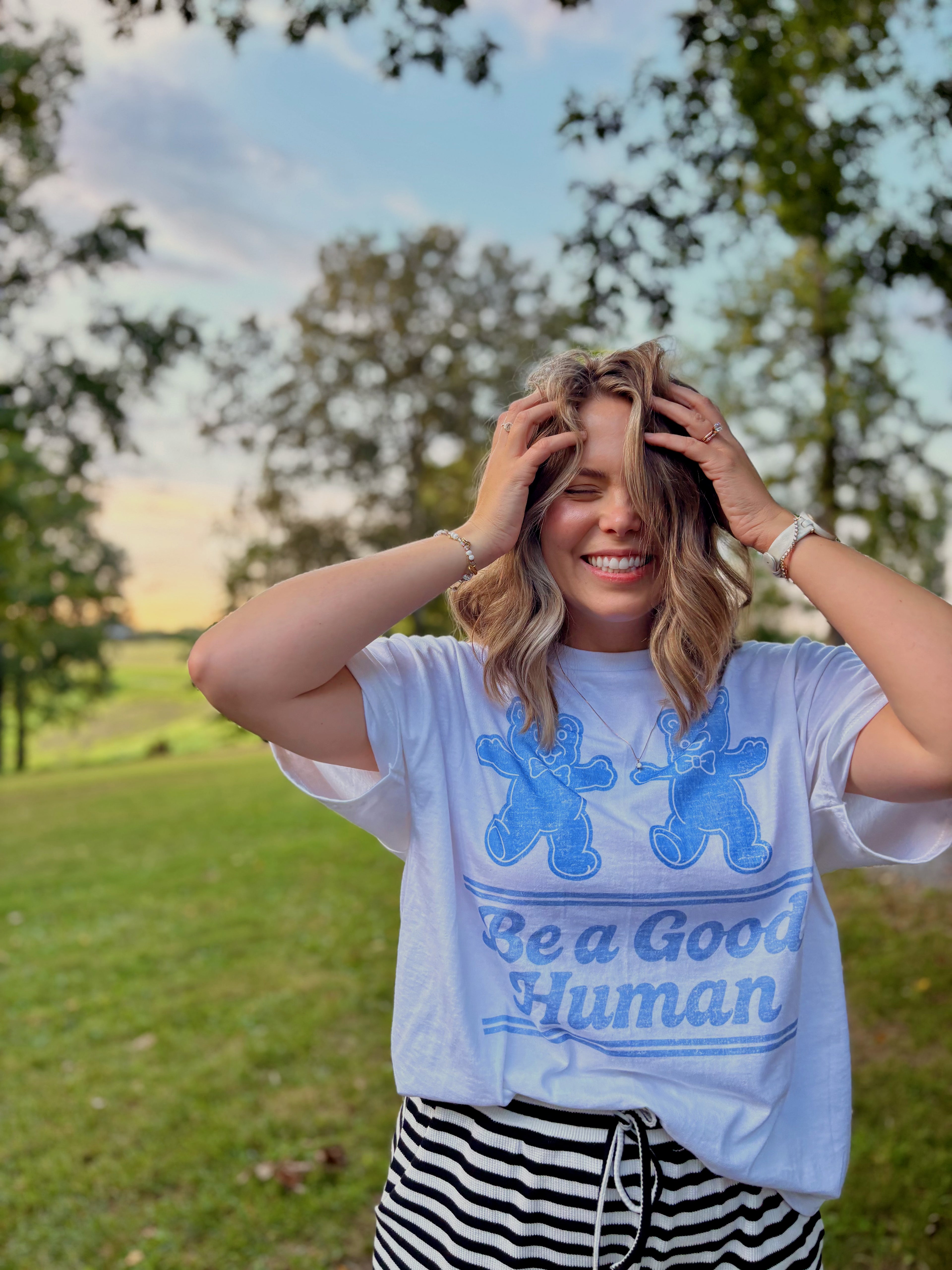 "Be a Good Human" Graphic Tee