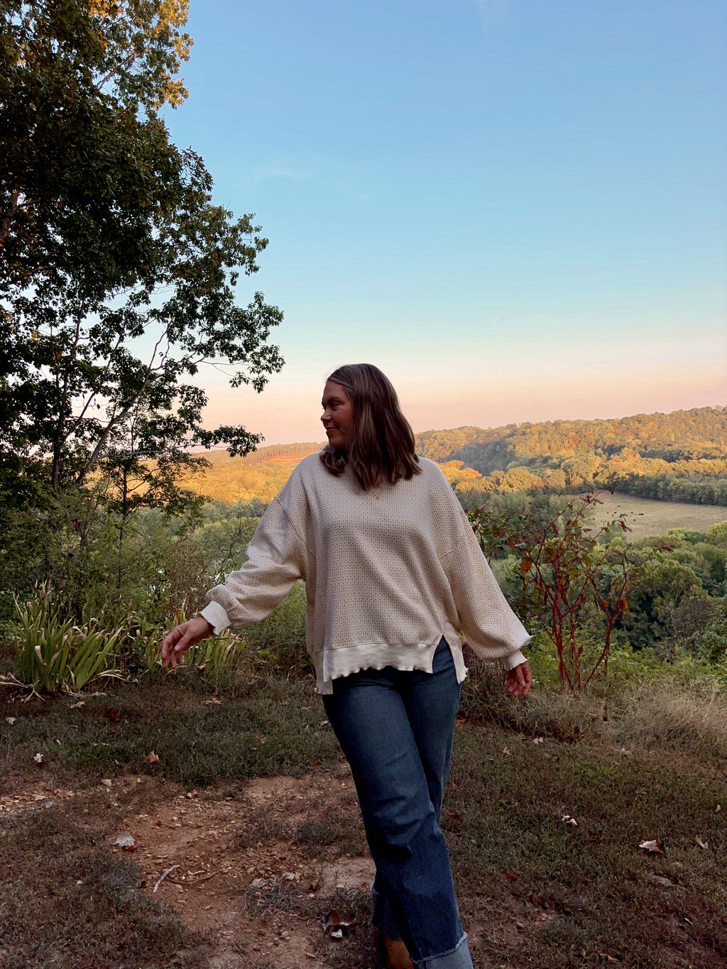 Oatmeal Textured Pullover