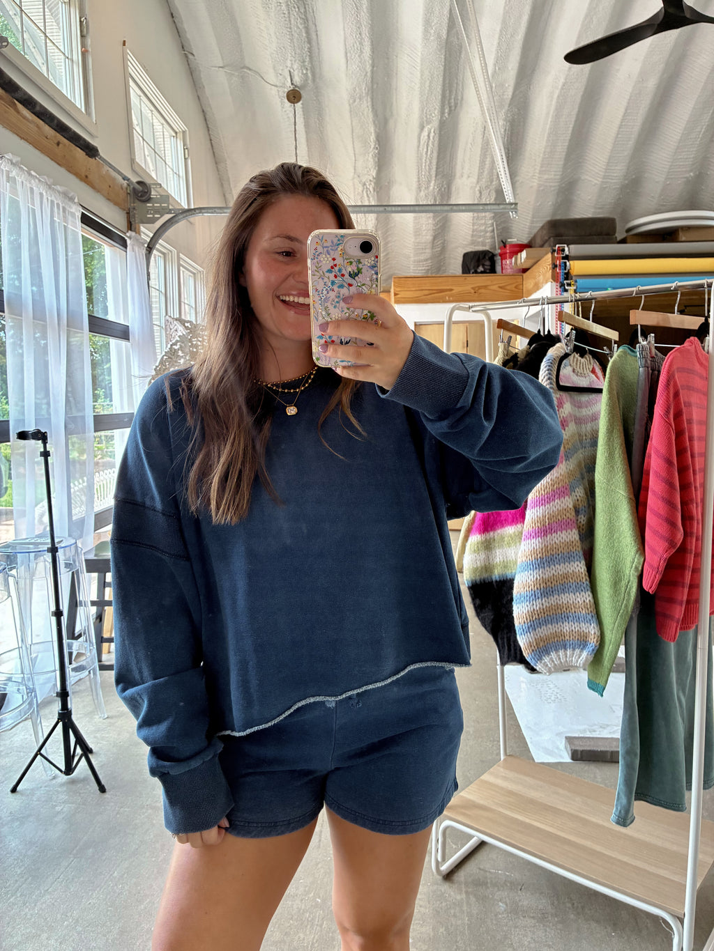 Everyday Cozy Denim Set