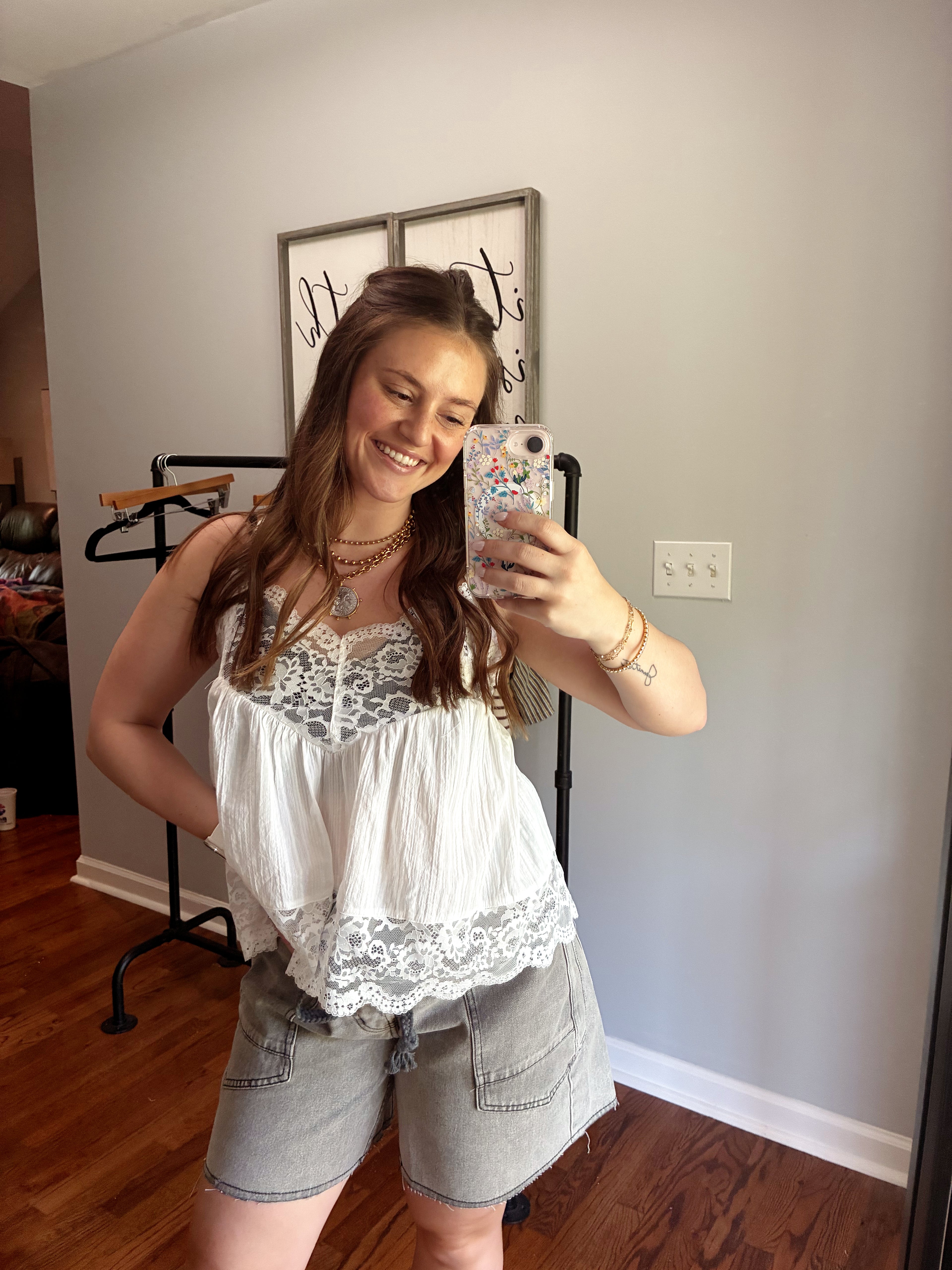 Bare Breeze Lace Cami