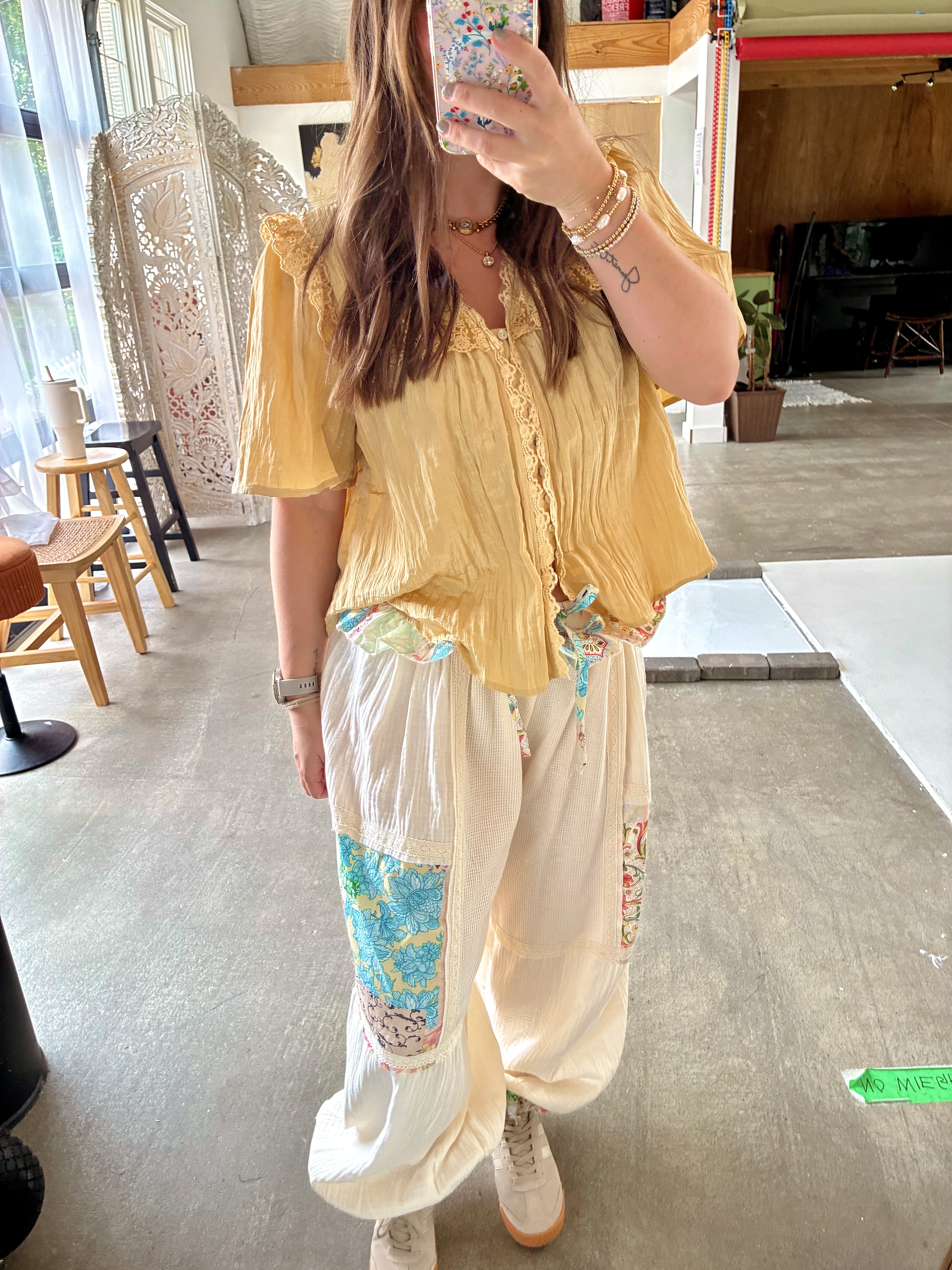 Coastal Ruffled Joggers