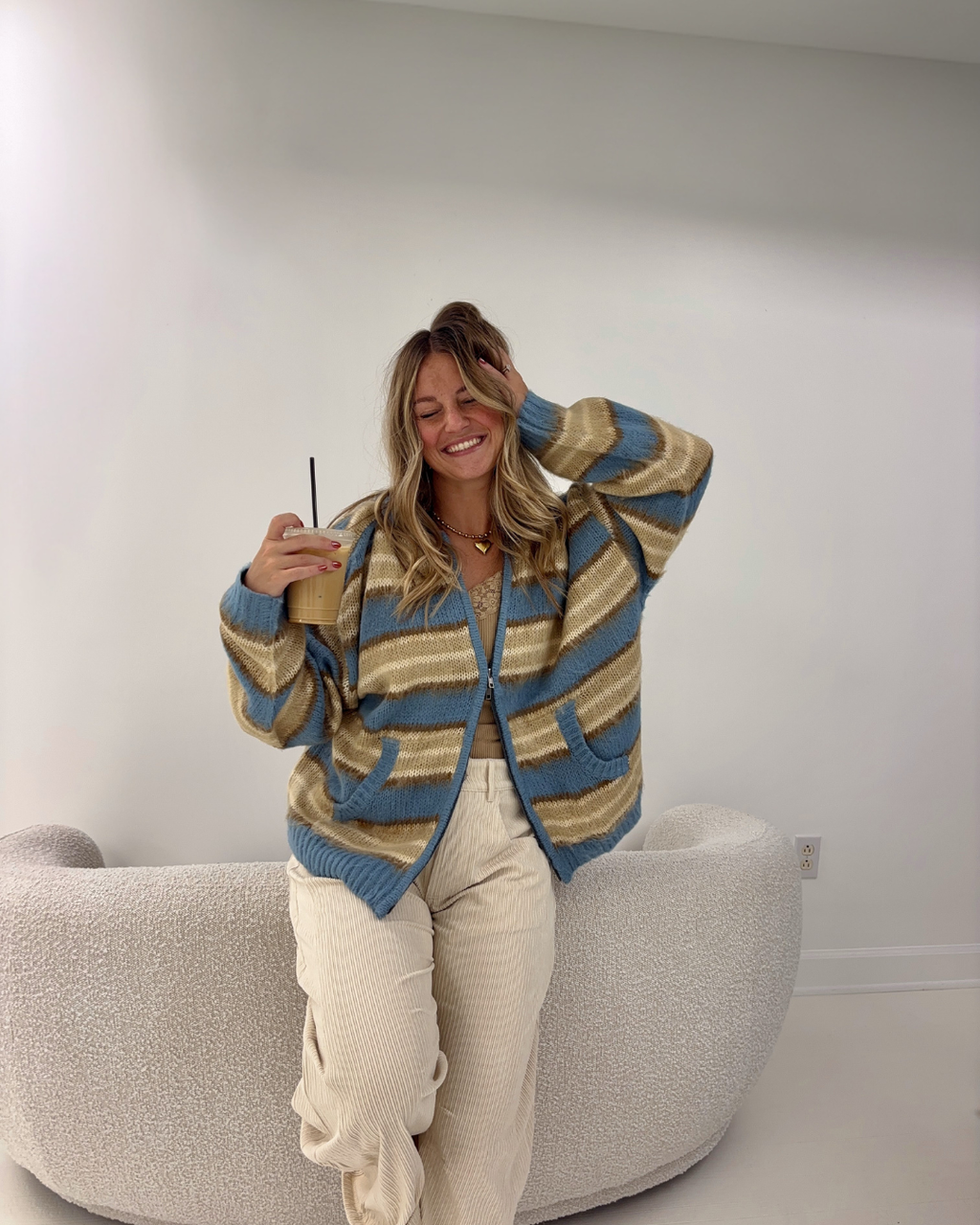 Mustard Seed Striped Jacket