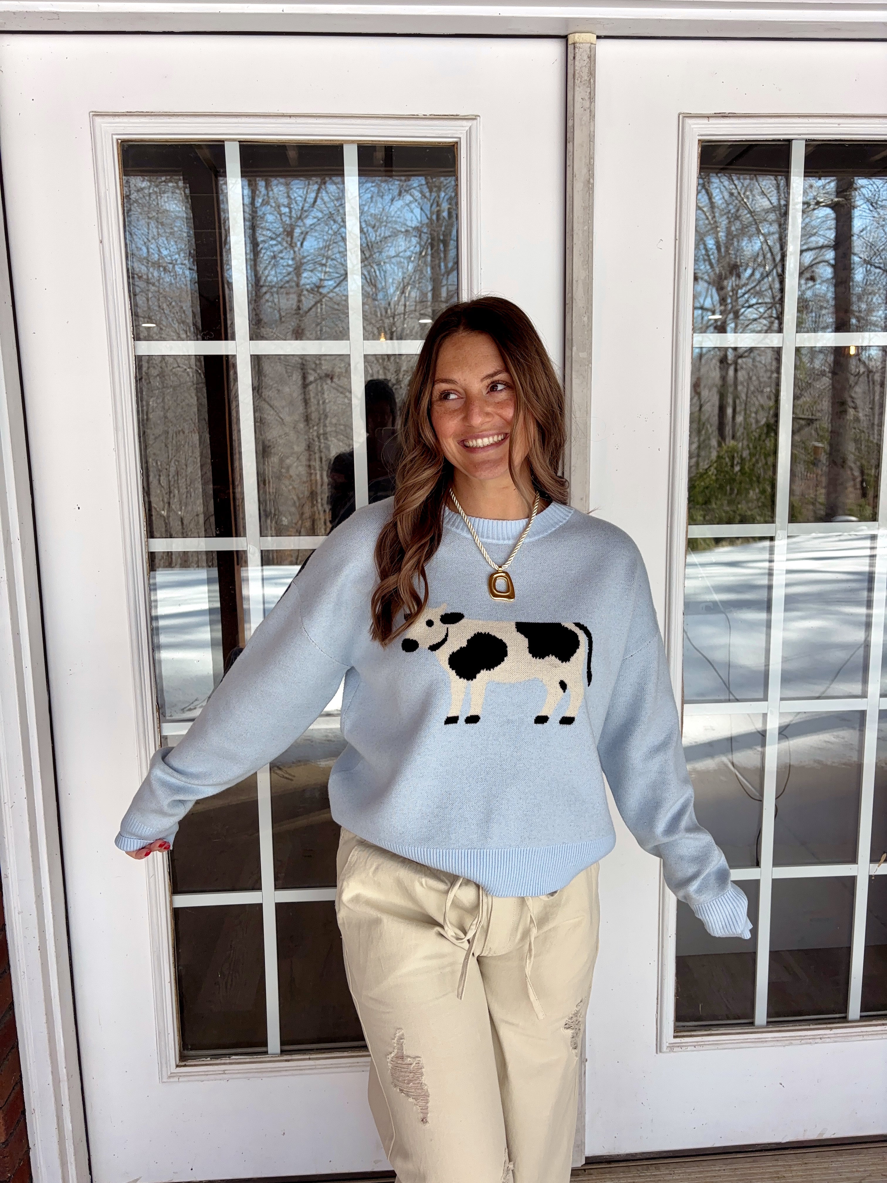 Cow Lover Sweater