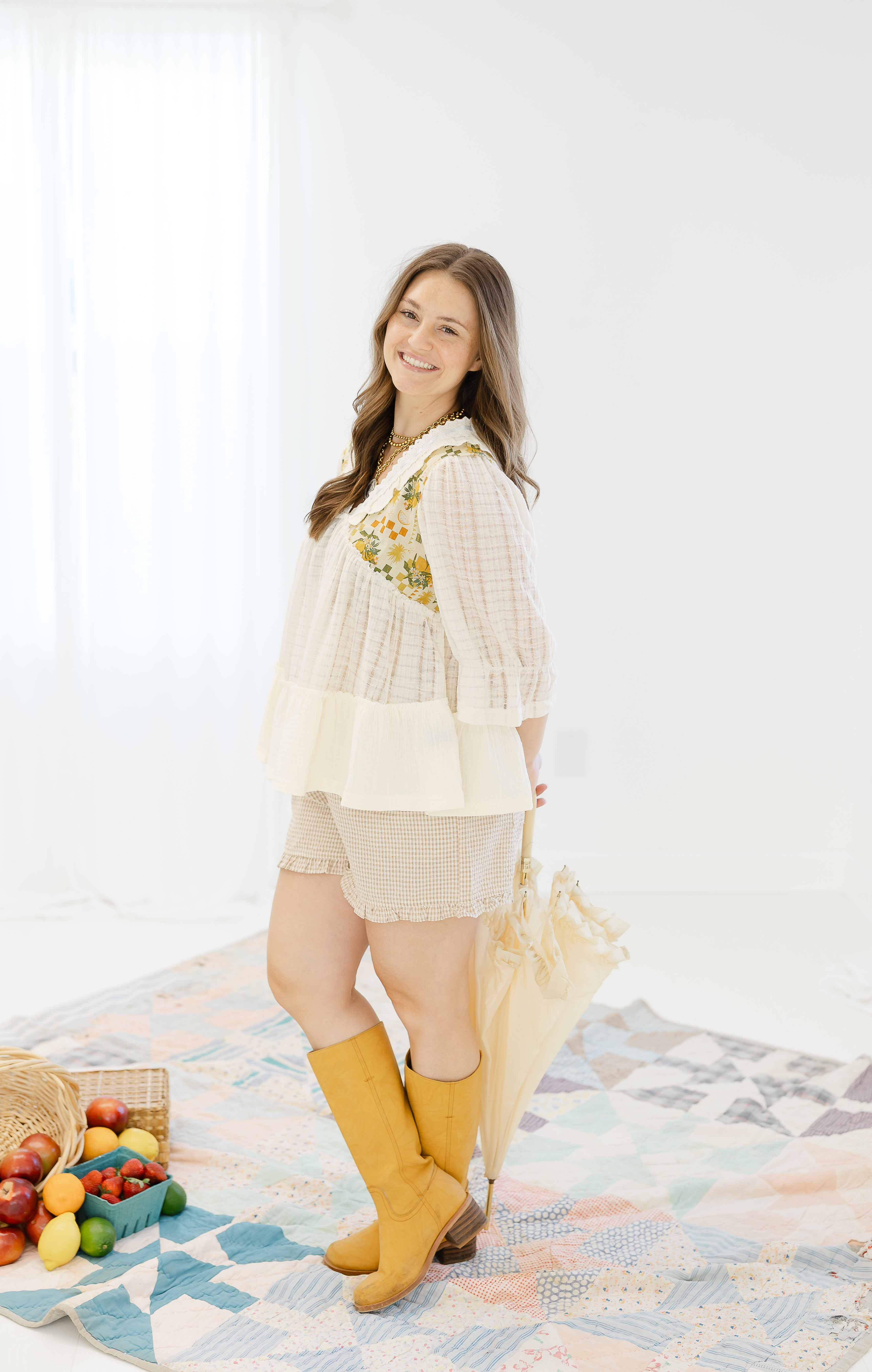 Lemon Tree Printed Blouse