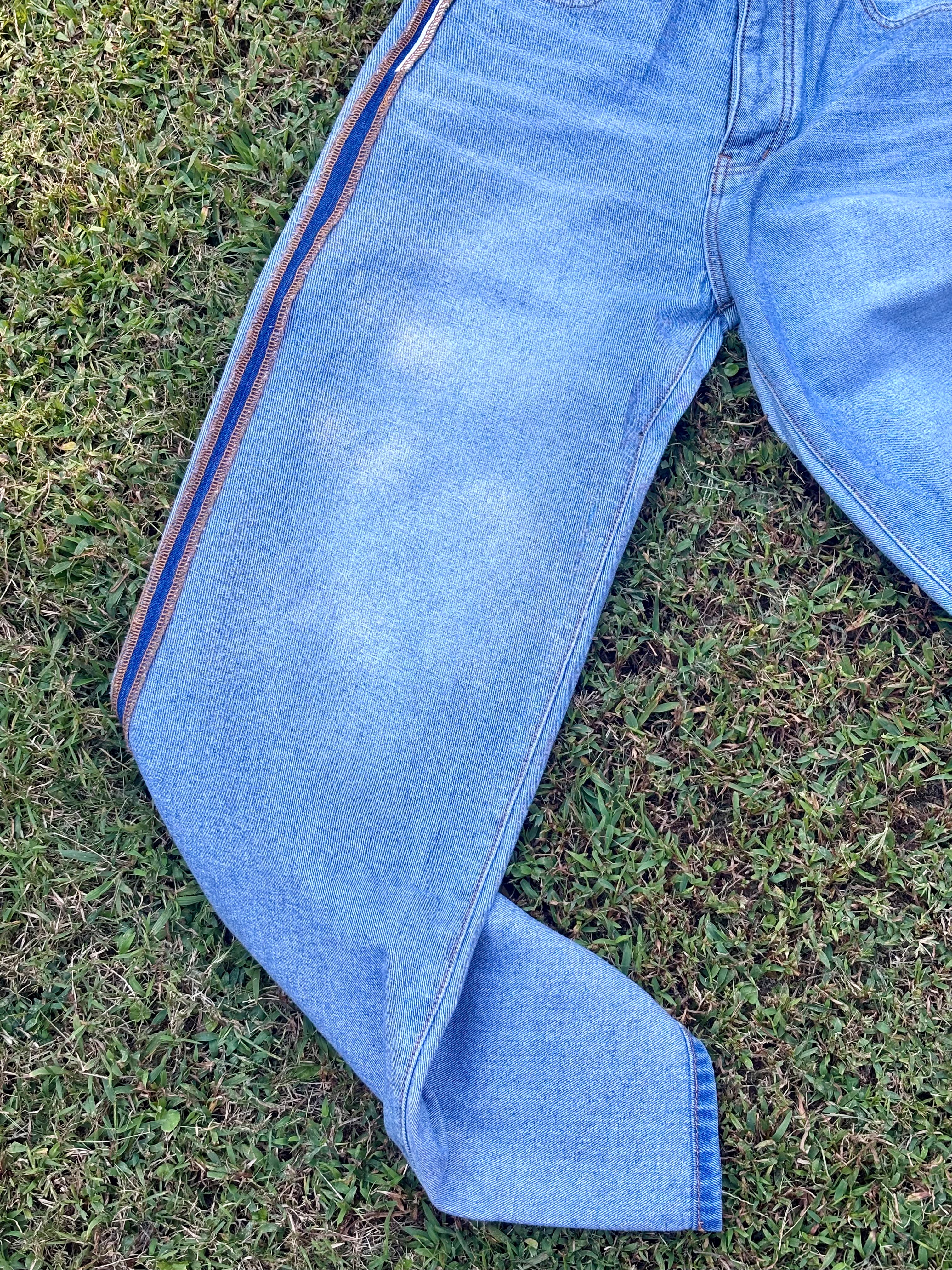 Inside Out Contrast Jeans