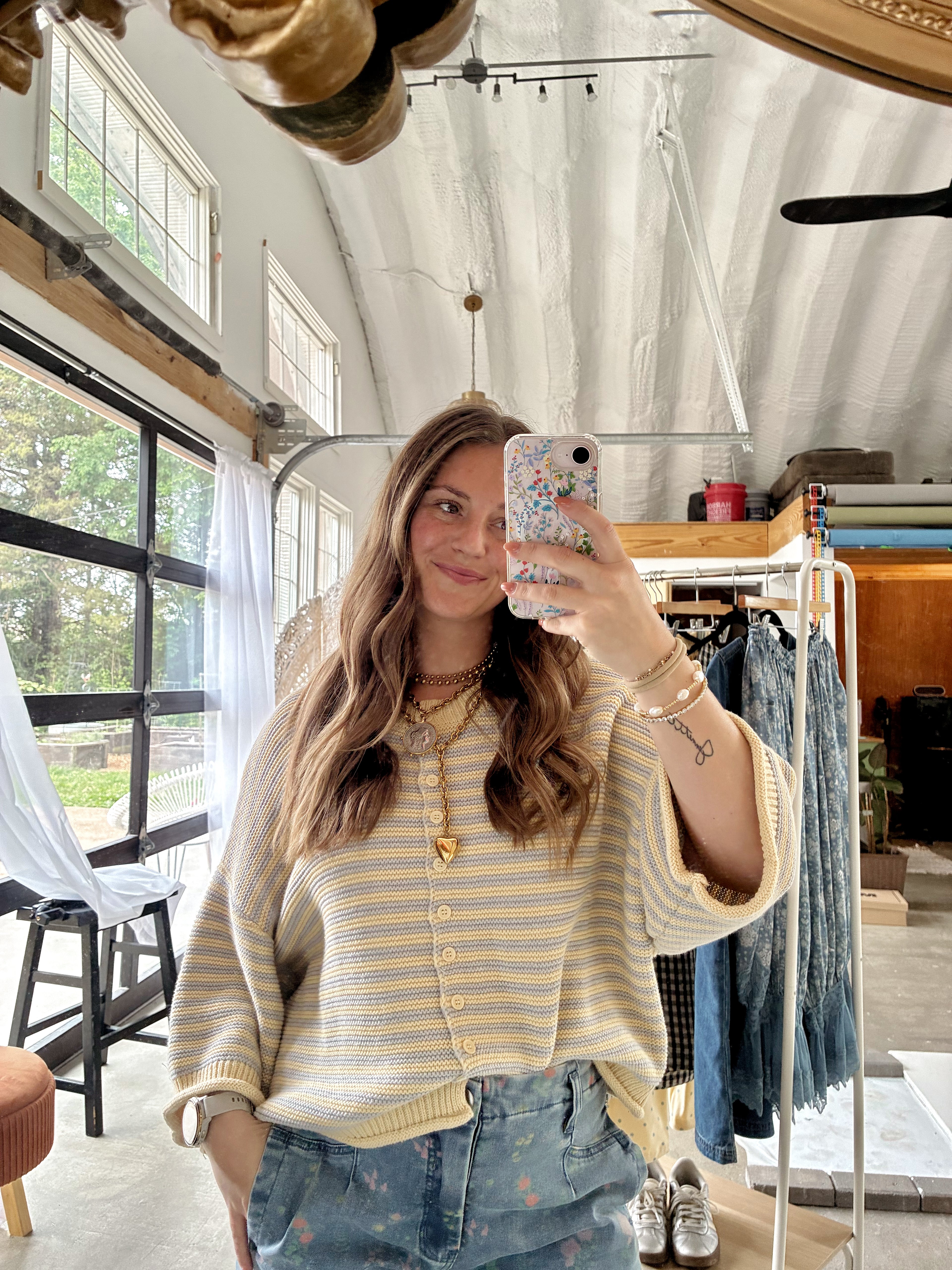 Happy Striped Cardi