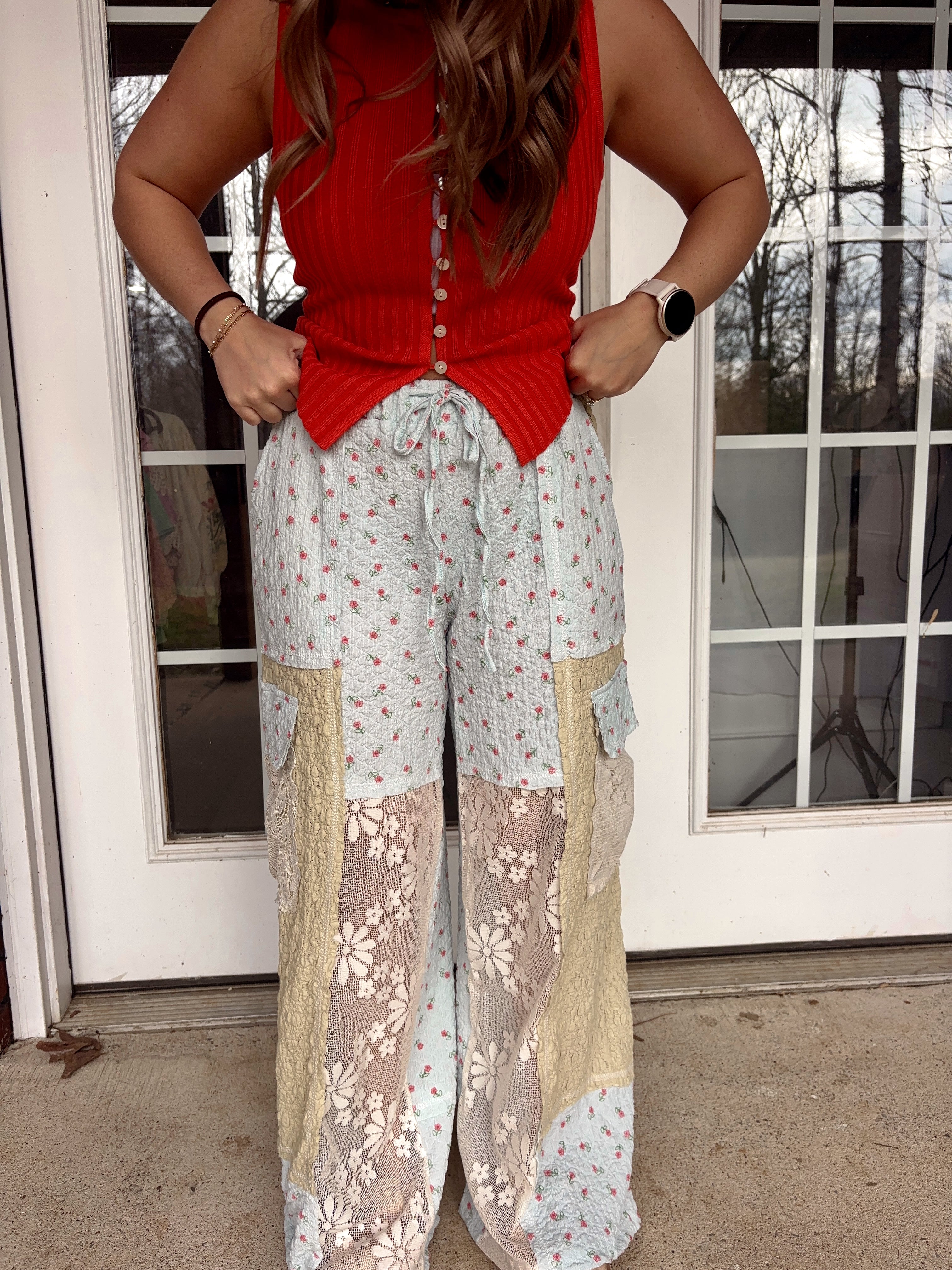 Blue Breeze Floral Pants