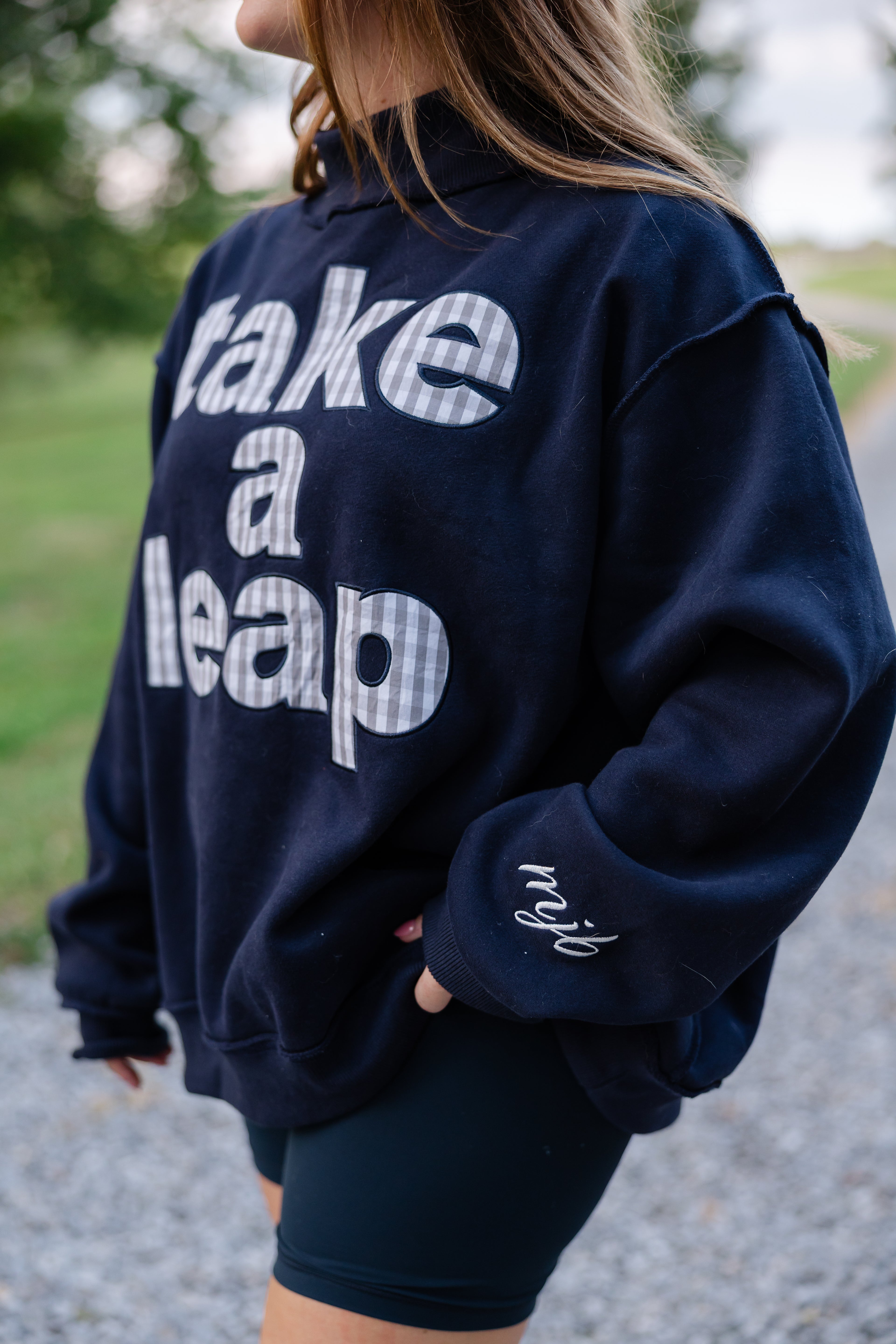 "Take A Leap" Mockneck