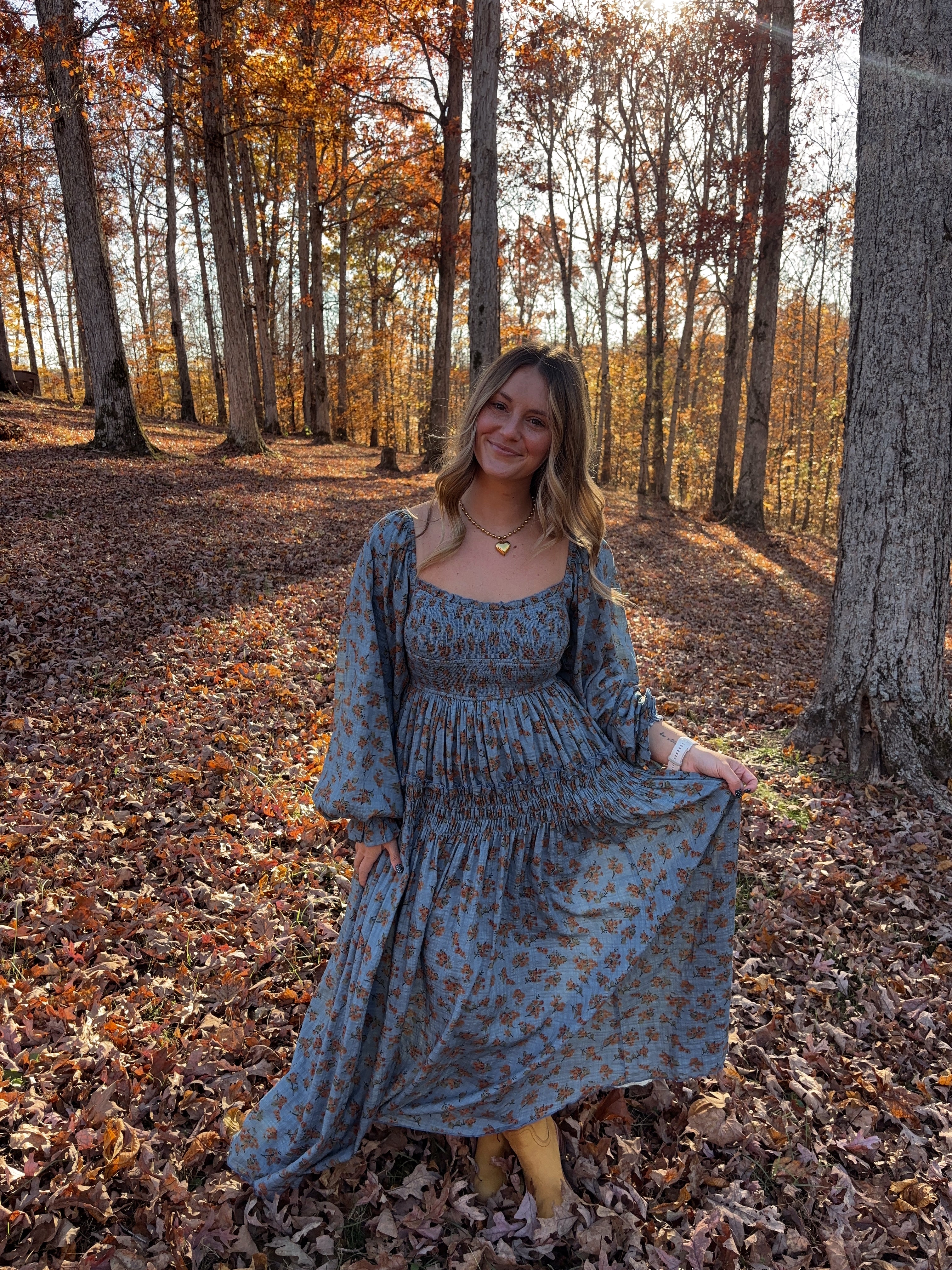 Falling For You Floral Dress