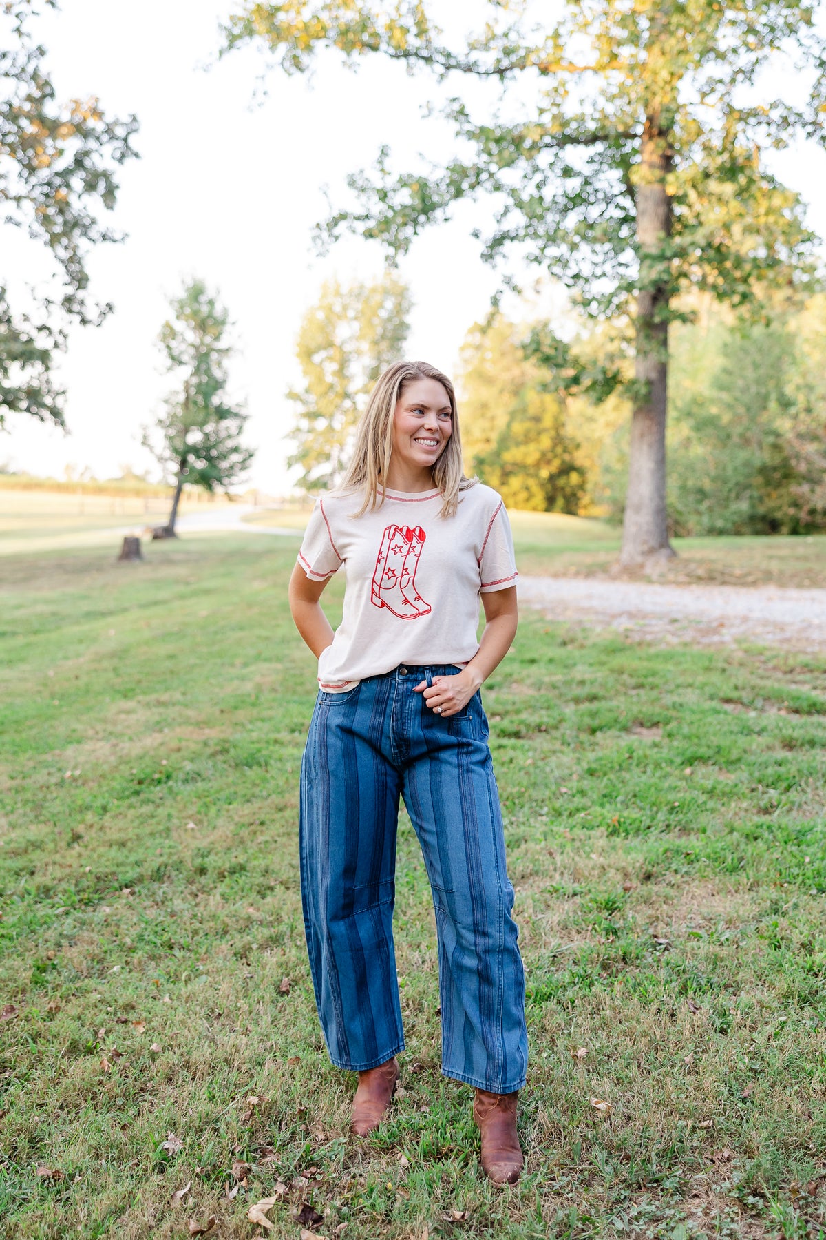 Denim & Daydreams Barrel Jeans