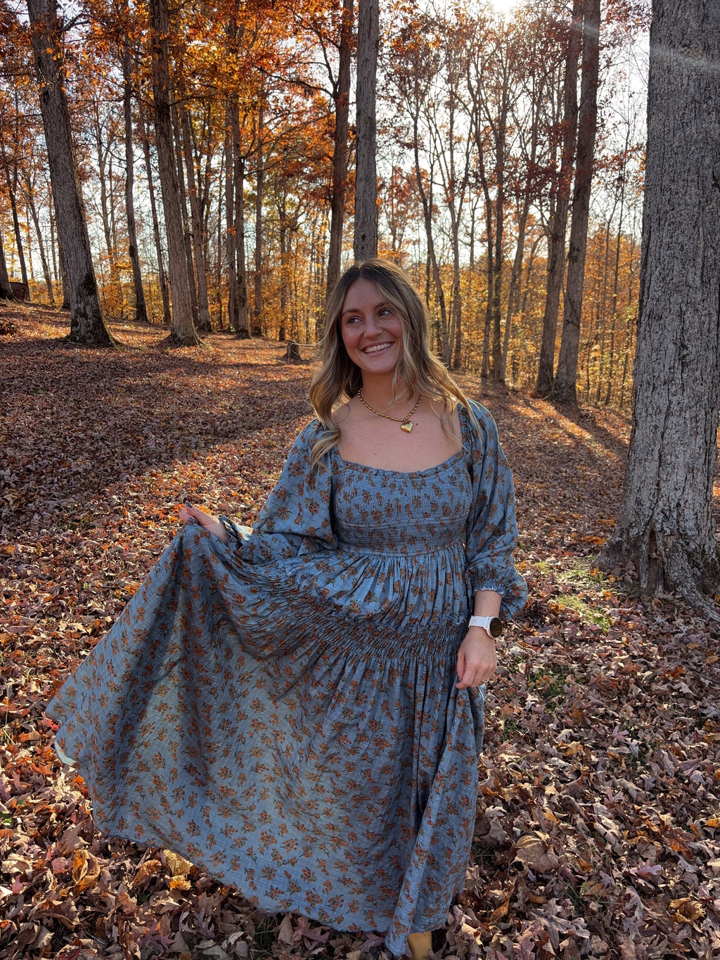 Falling For You Floral Dress