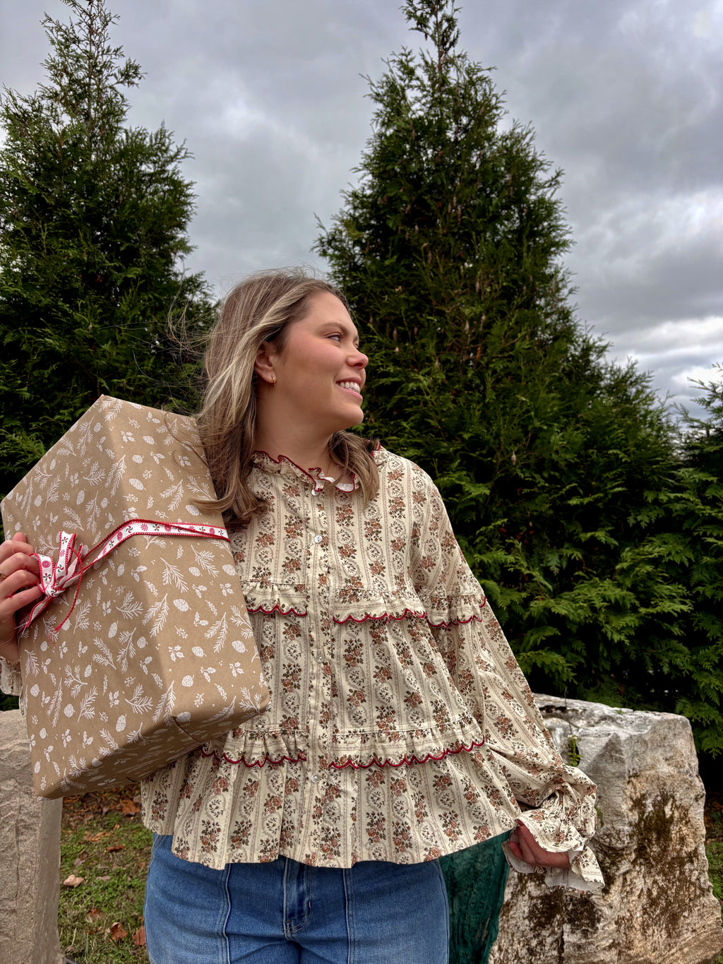 Charlotte Romantic Floral Top