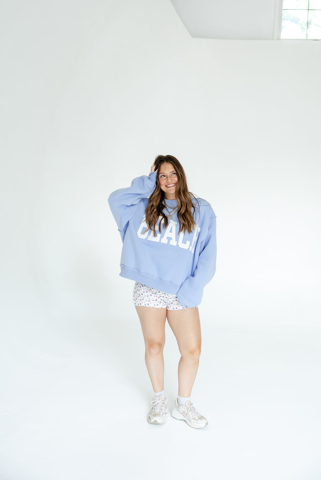 Beach & Lake Reversible Mockneck