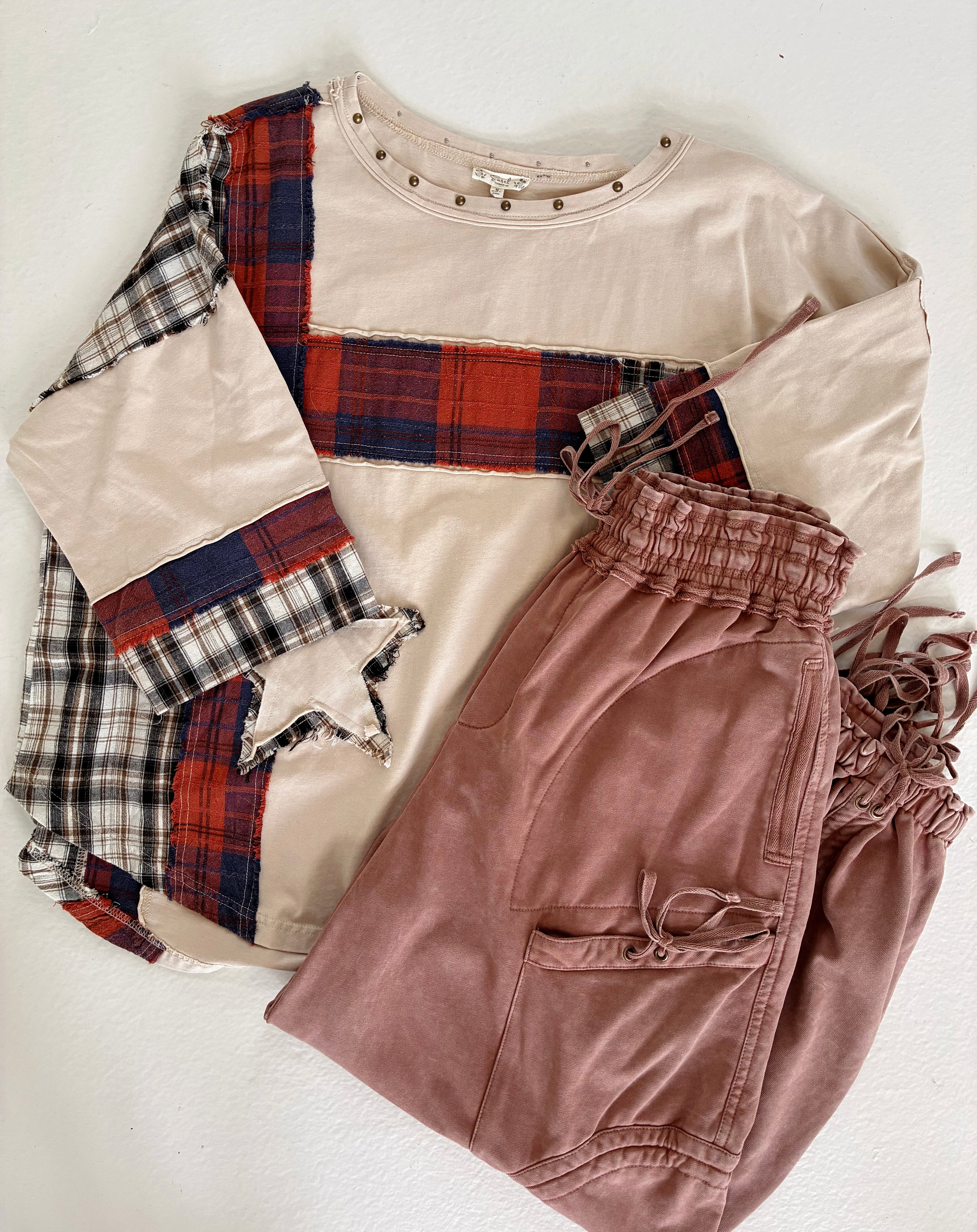 Maple Plaid Top