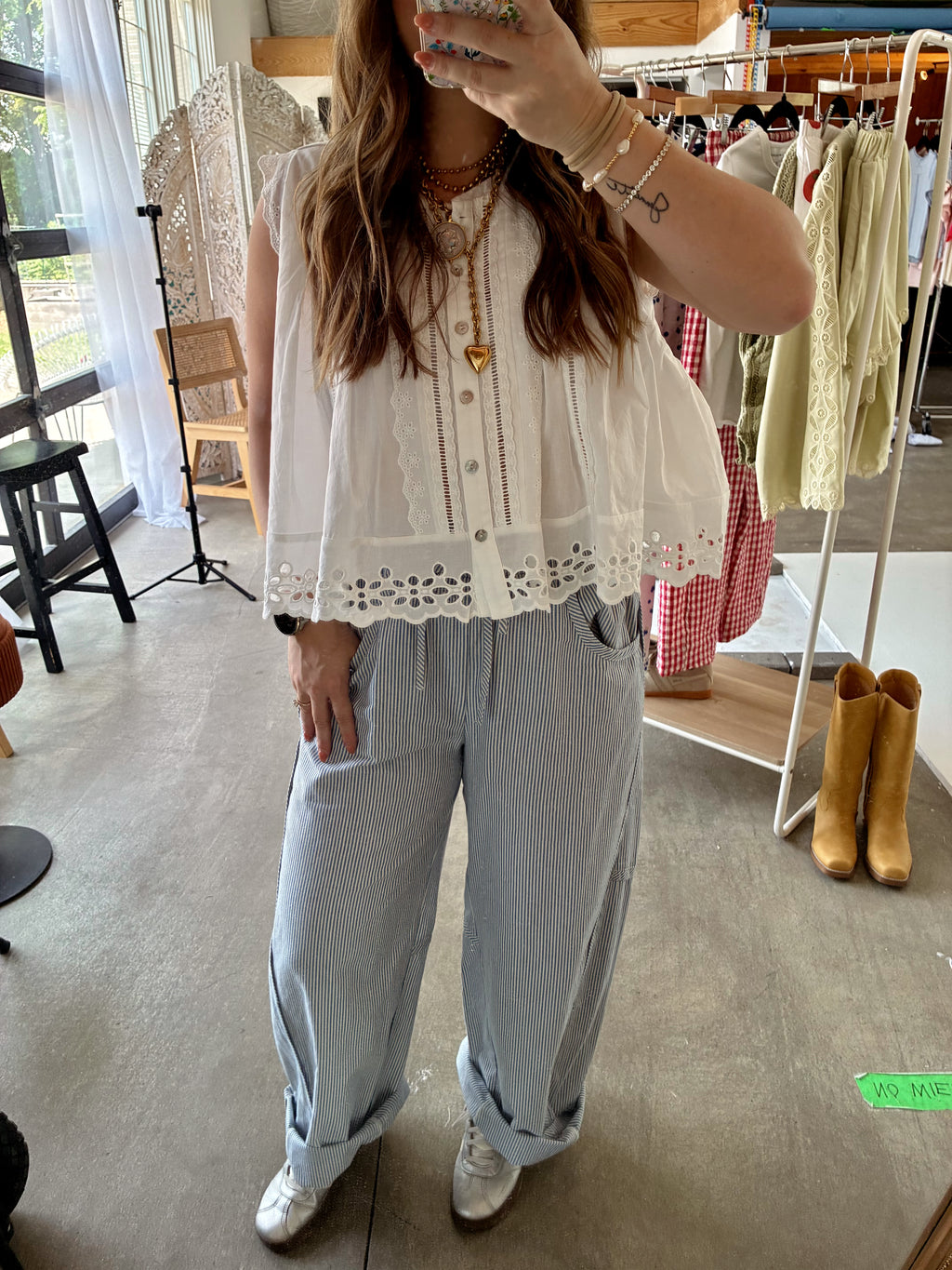 Endless Eyelet Blouse