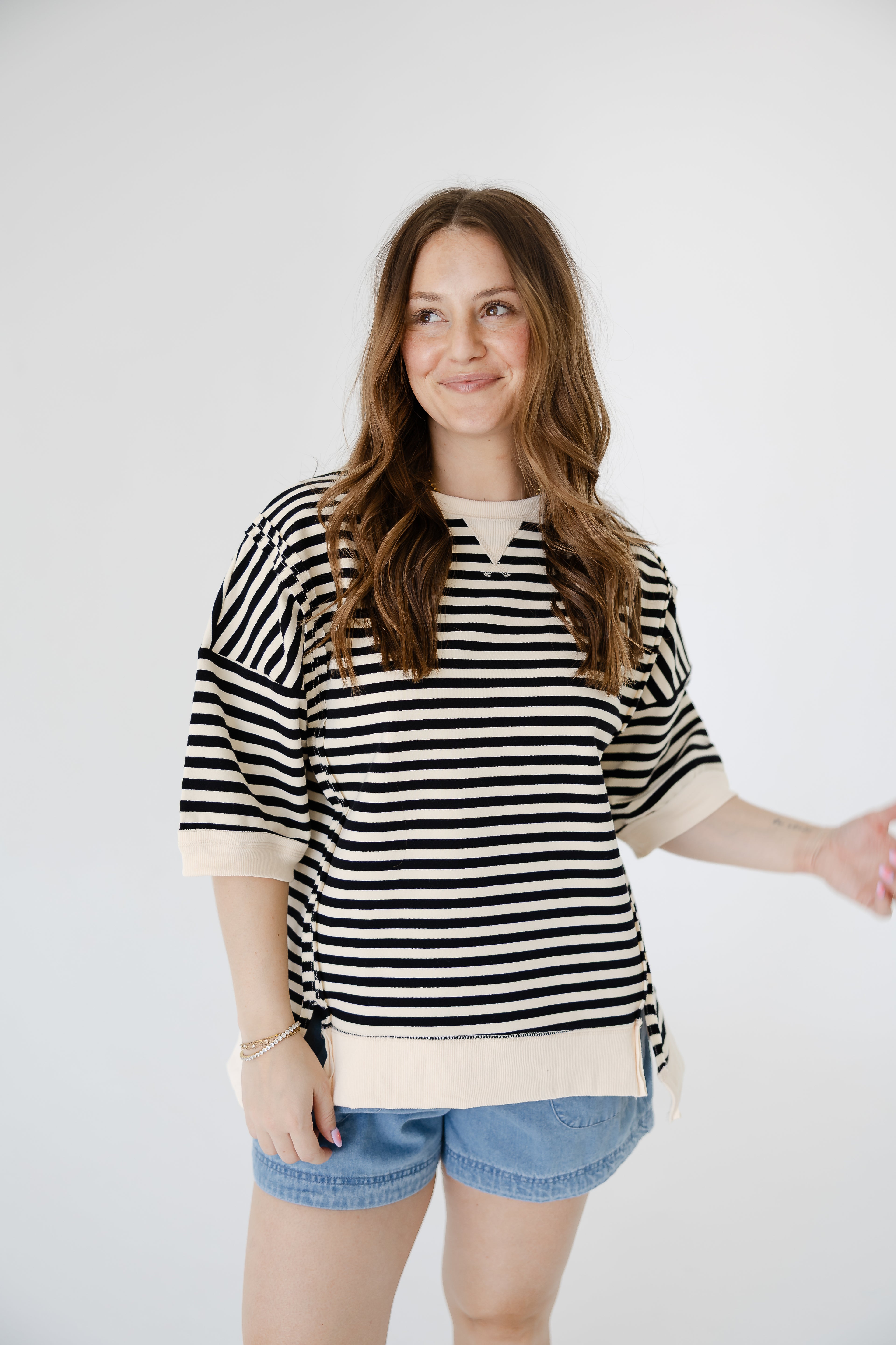 Backroads Striped Top