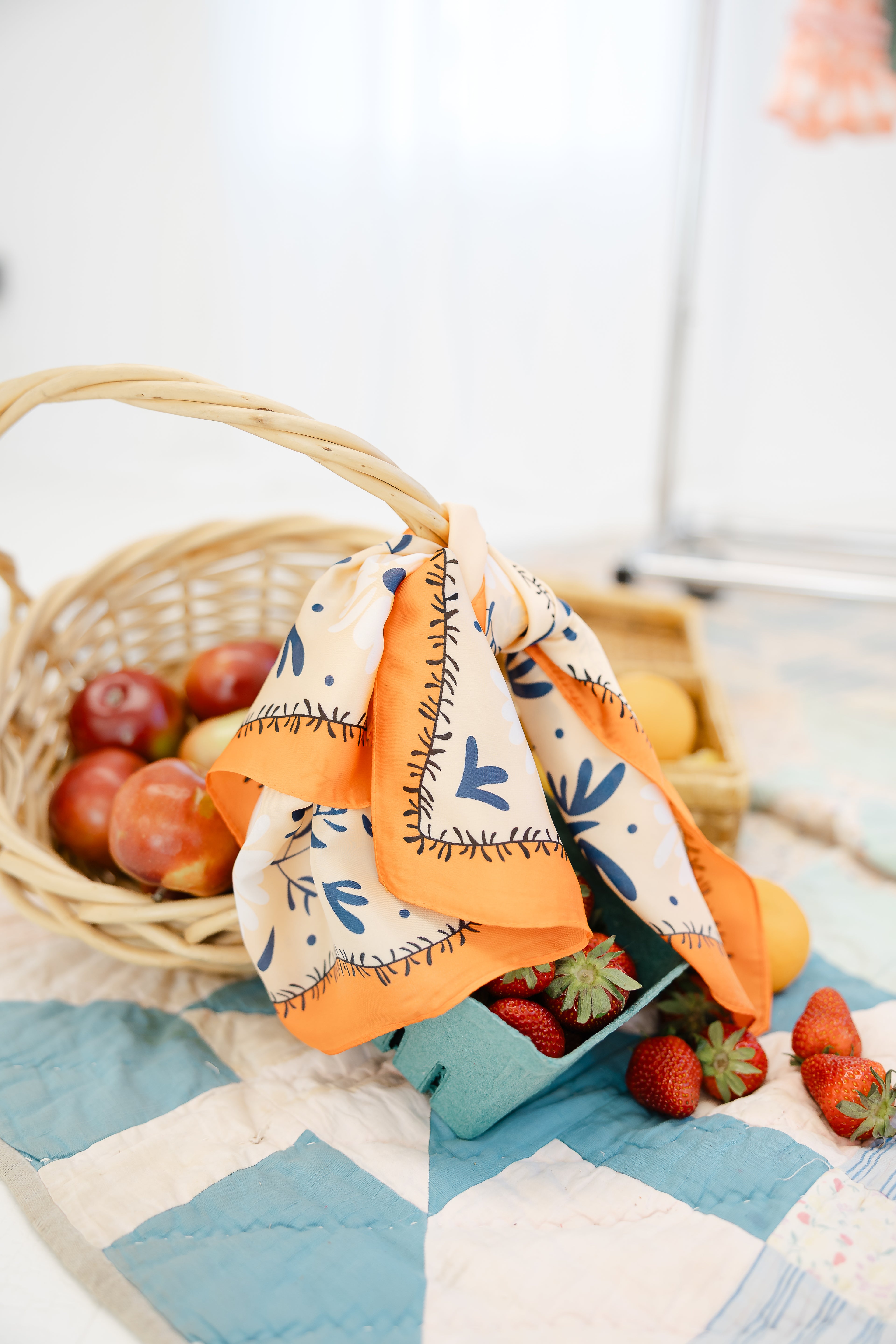 Dani Floral Print Bandana