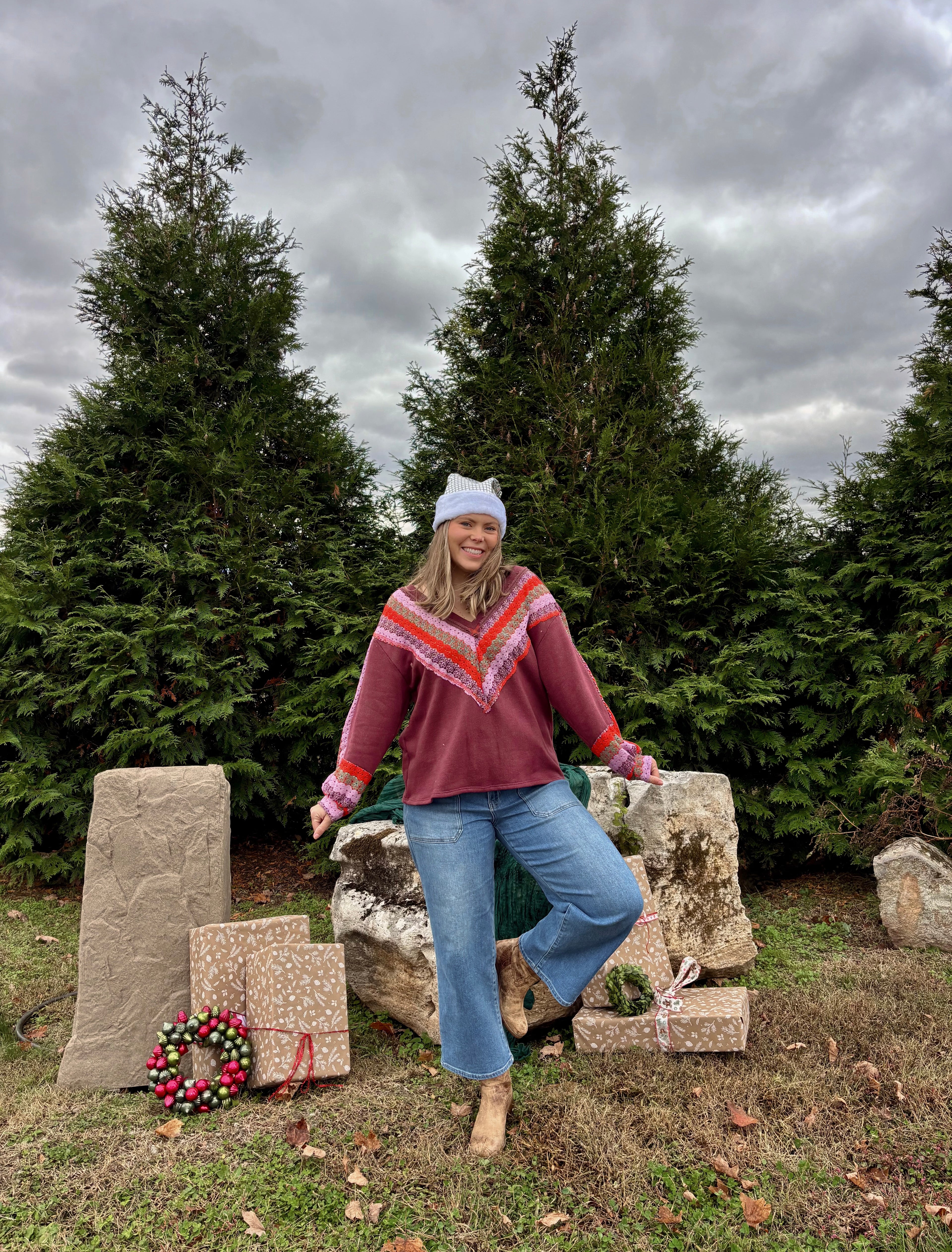 Very Merry Crochet Sweater