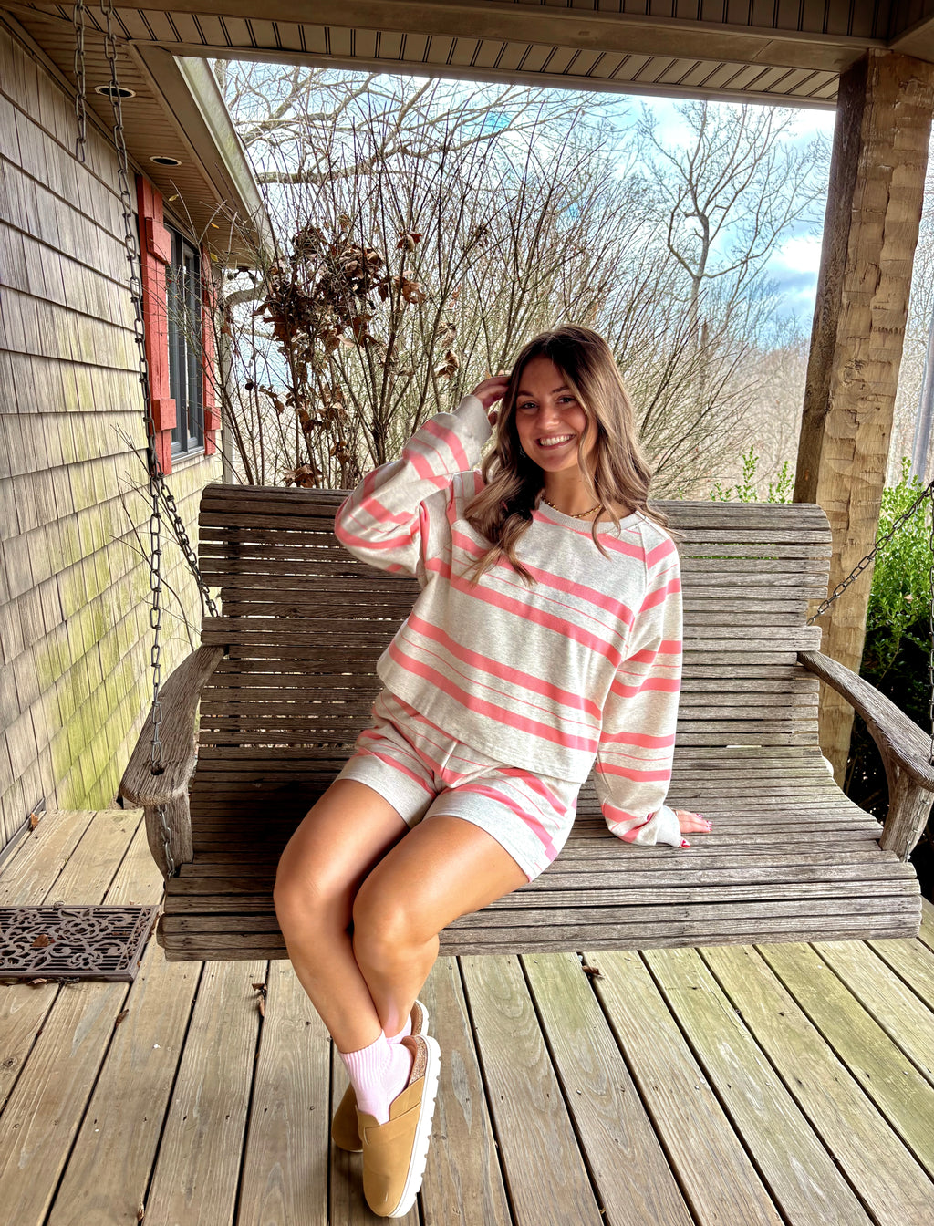 Bubblegum Striped Set