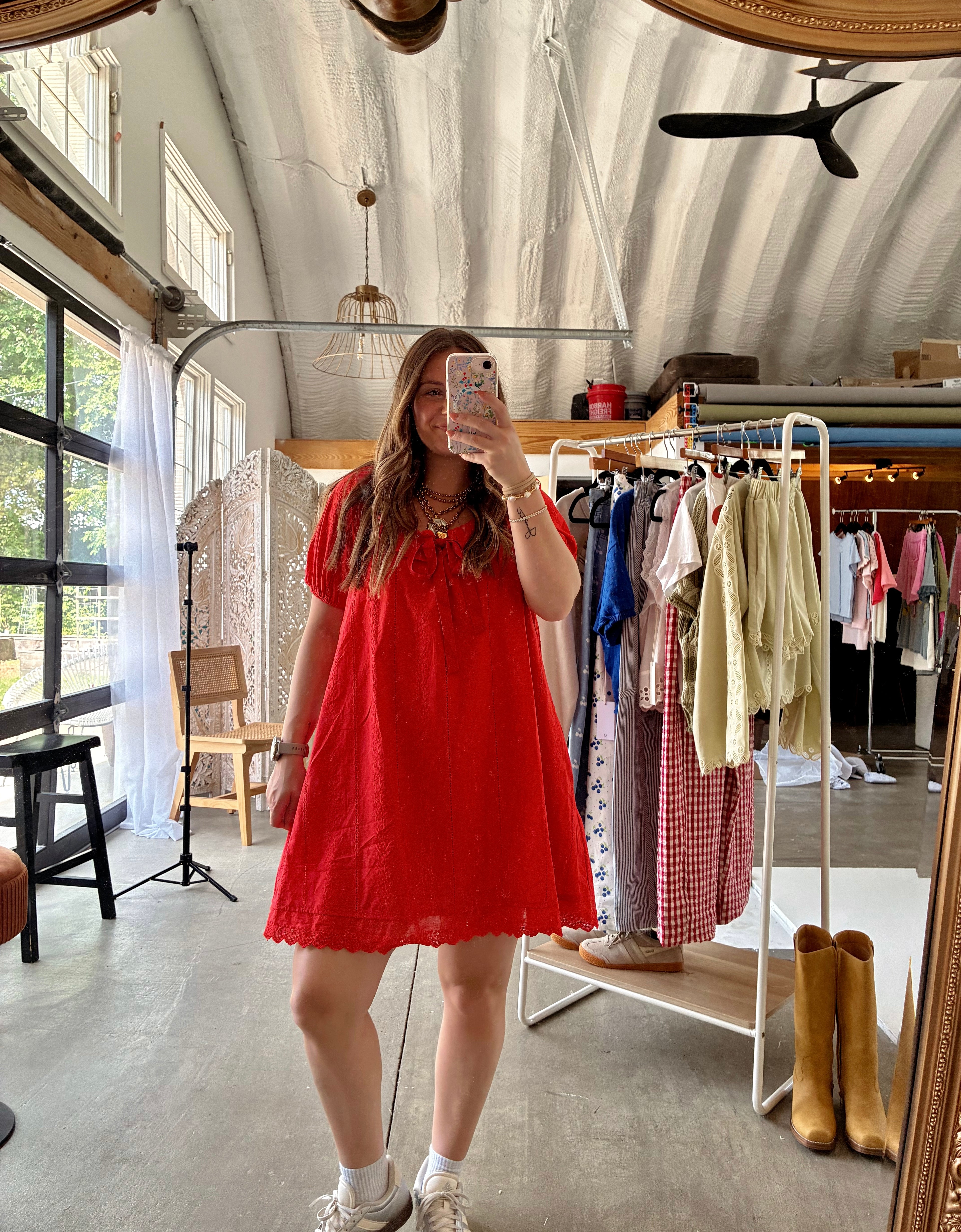 Picked For You Eyelet Dress