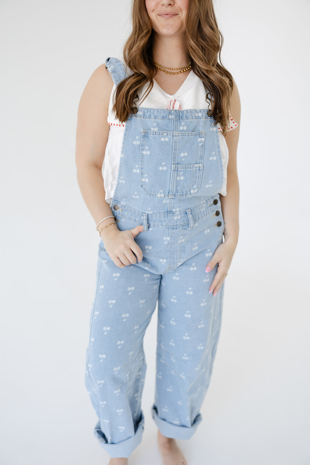 Cherry Lover Barrel Jumpsuit
