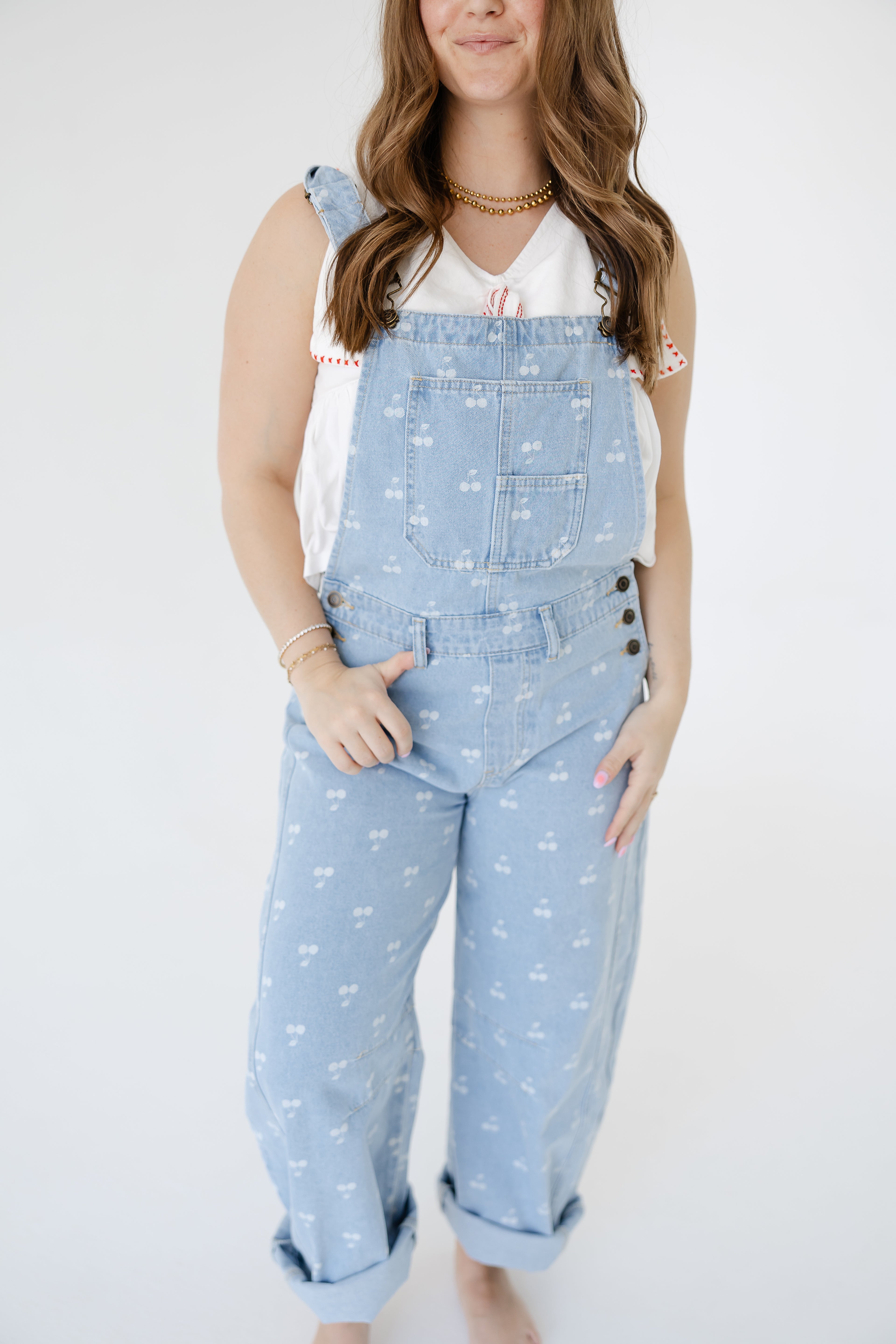 Cherry Lover Barrel Jumpsuit
