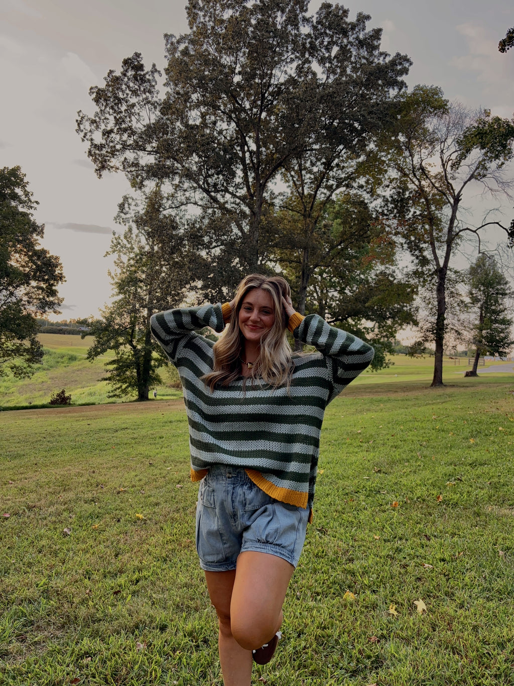 Jenson Jolly Green Sweater