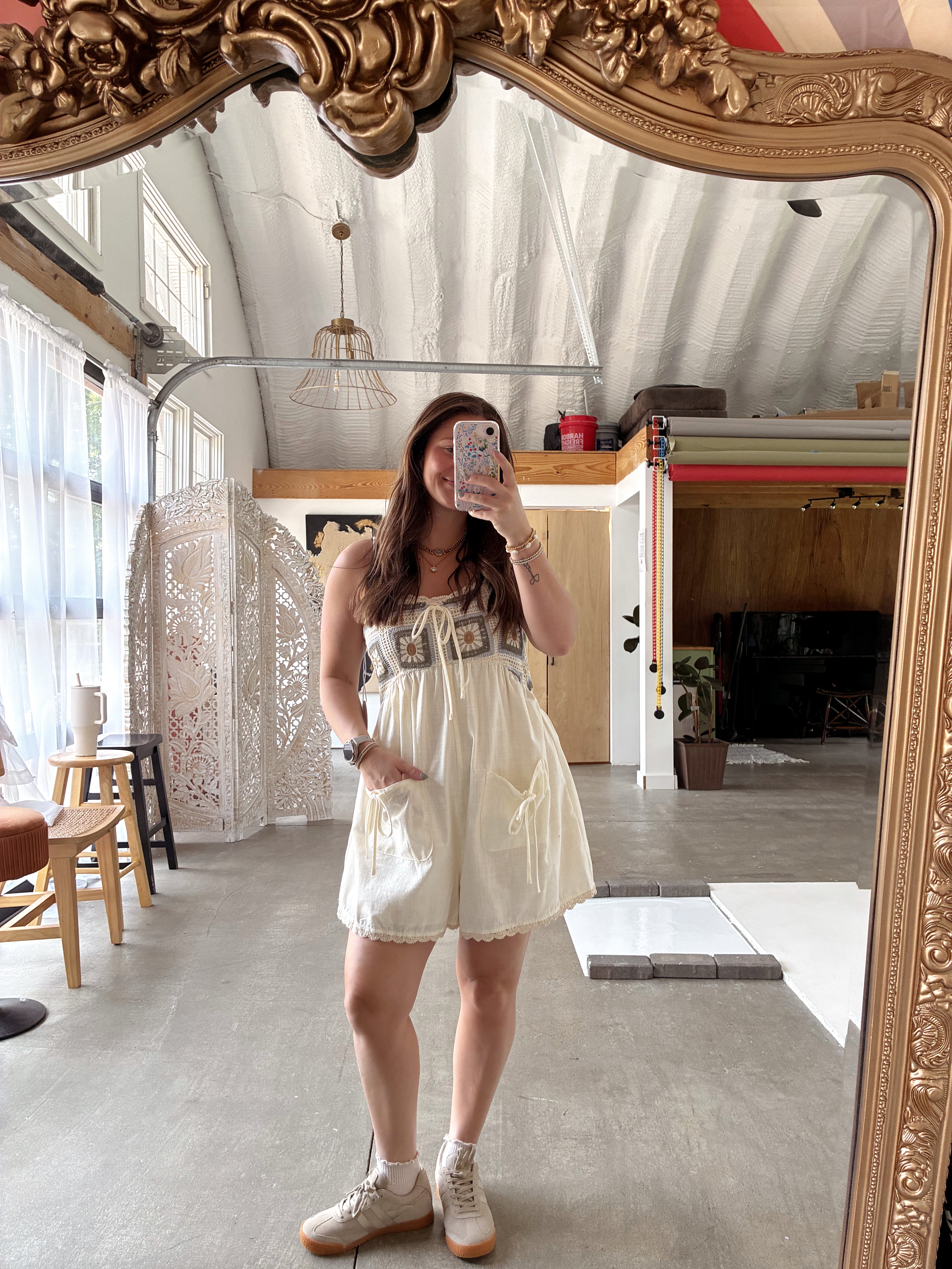 Coastal Crochet Romper