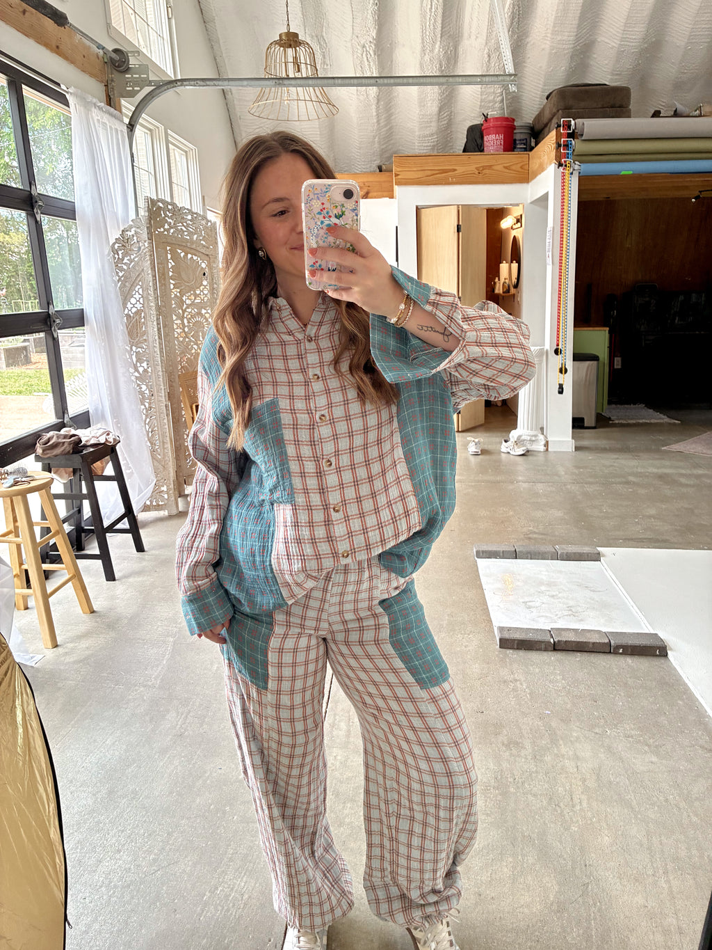 Gingham Patchwork Set