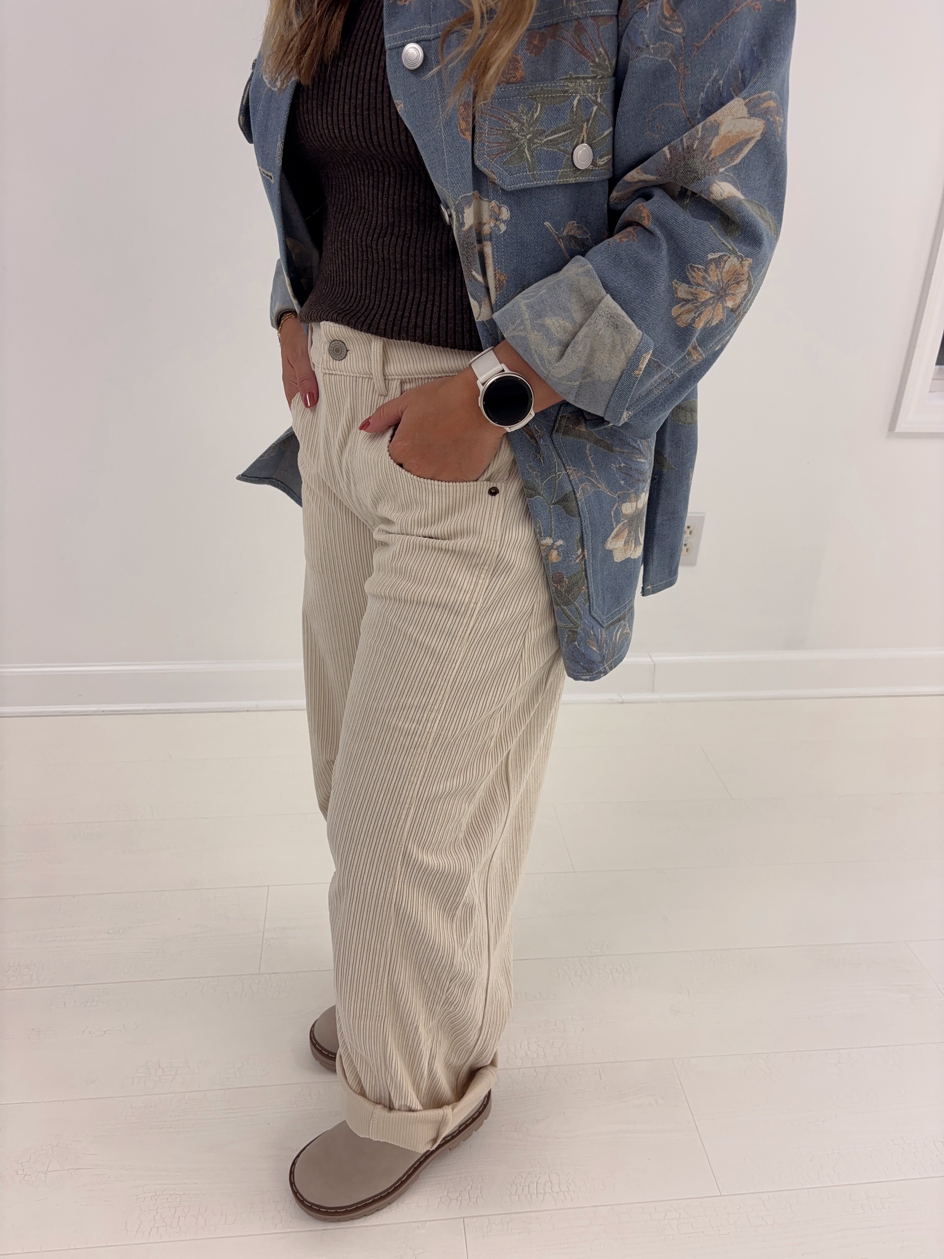 Cider Cordoruy Barrel Jeans