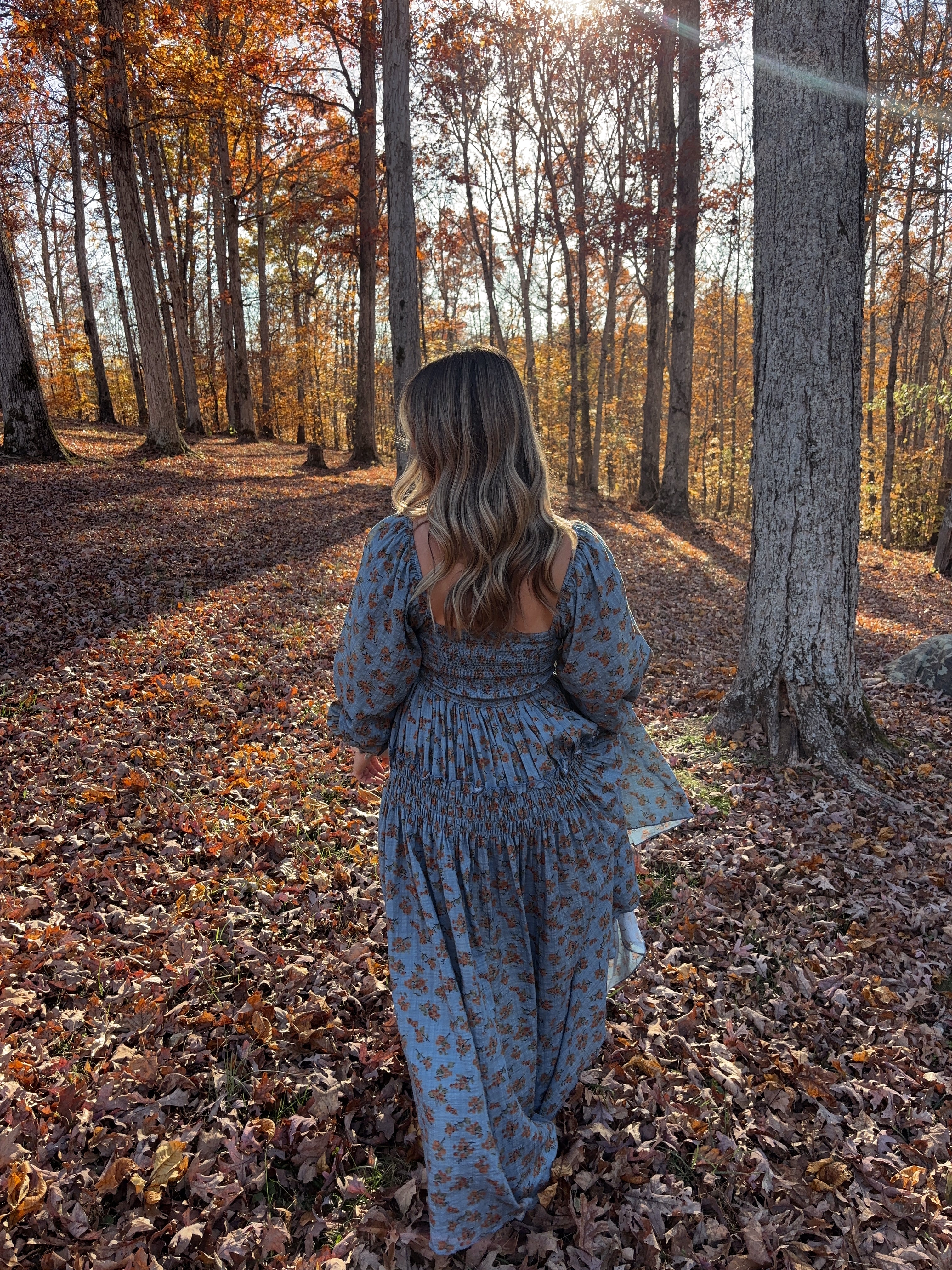 Falling For You Floral Dress