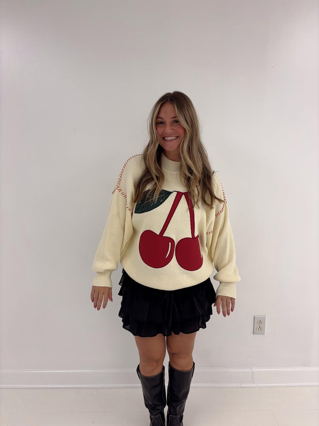 Cherry Patch Sweater