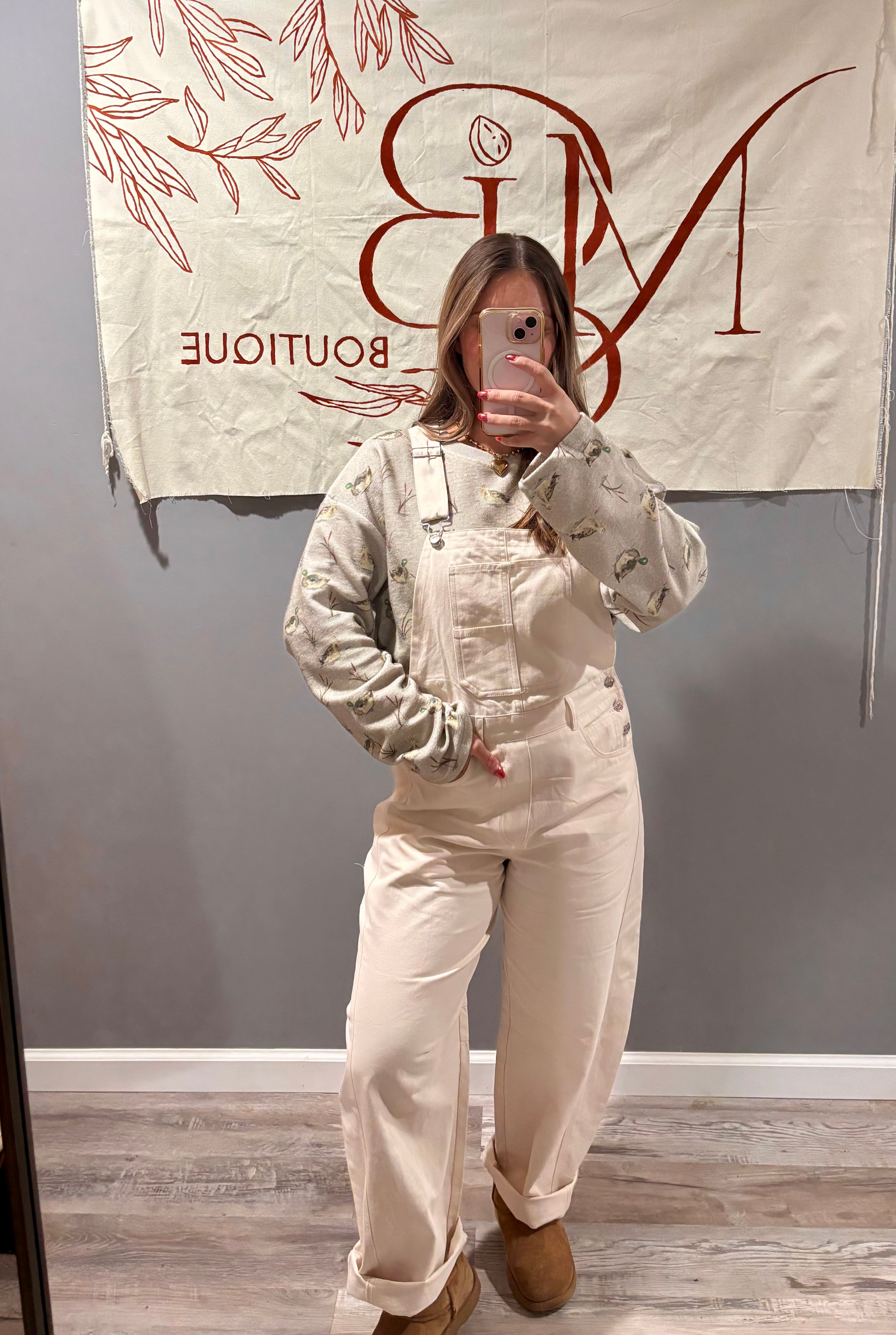 Good Luck Barrel Overalls