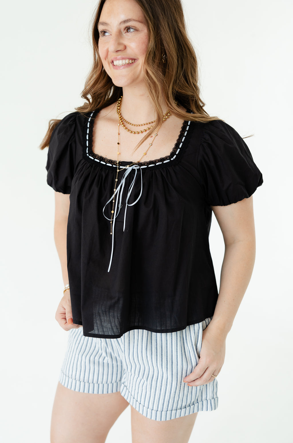 Blue Ribbon Blouse
