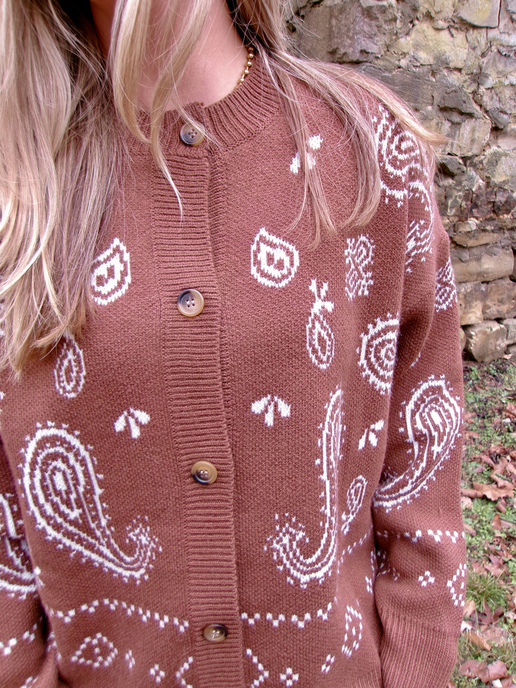 Pretty In Paisley Cardigan