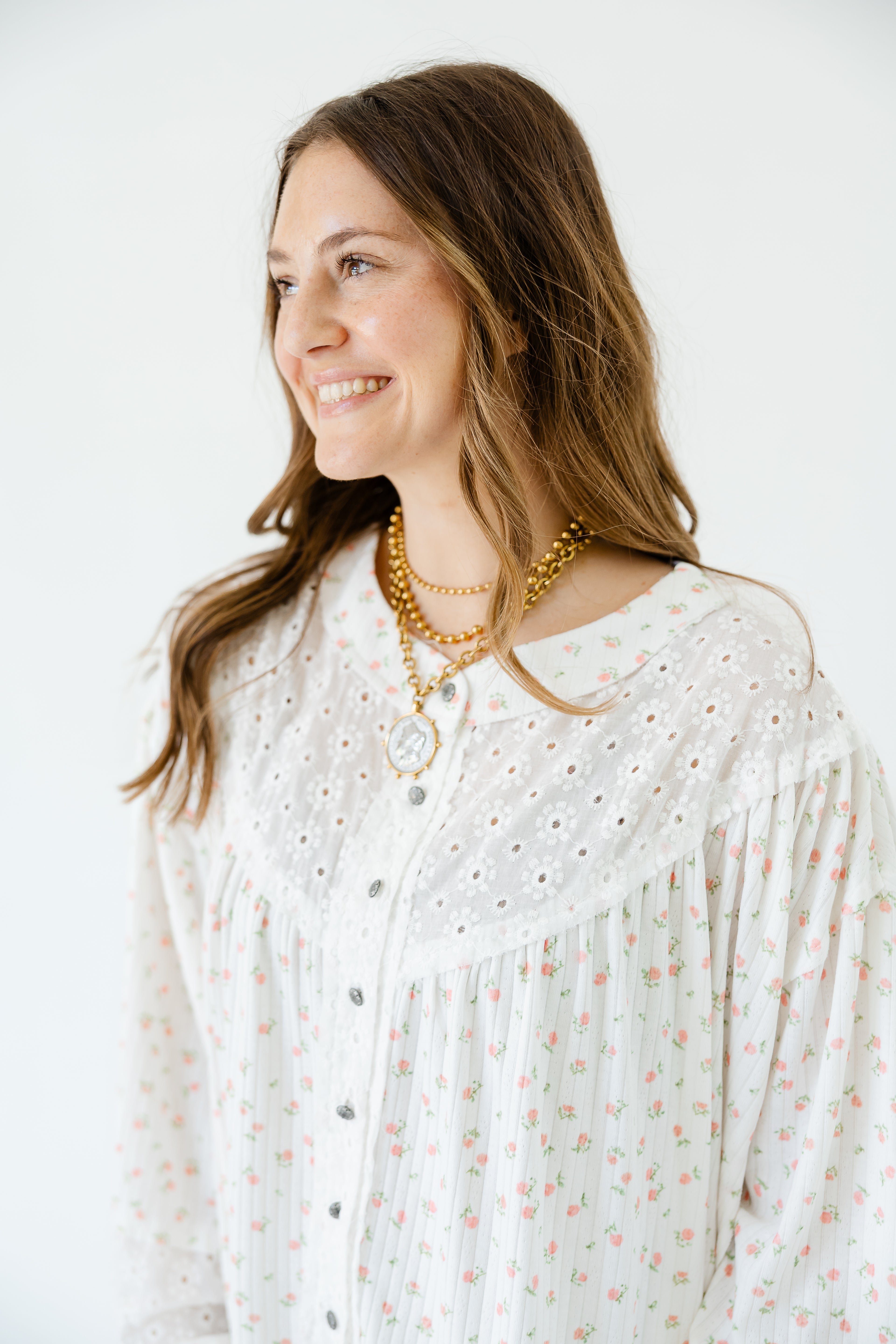 Painted Petals Blouse