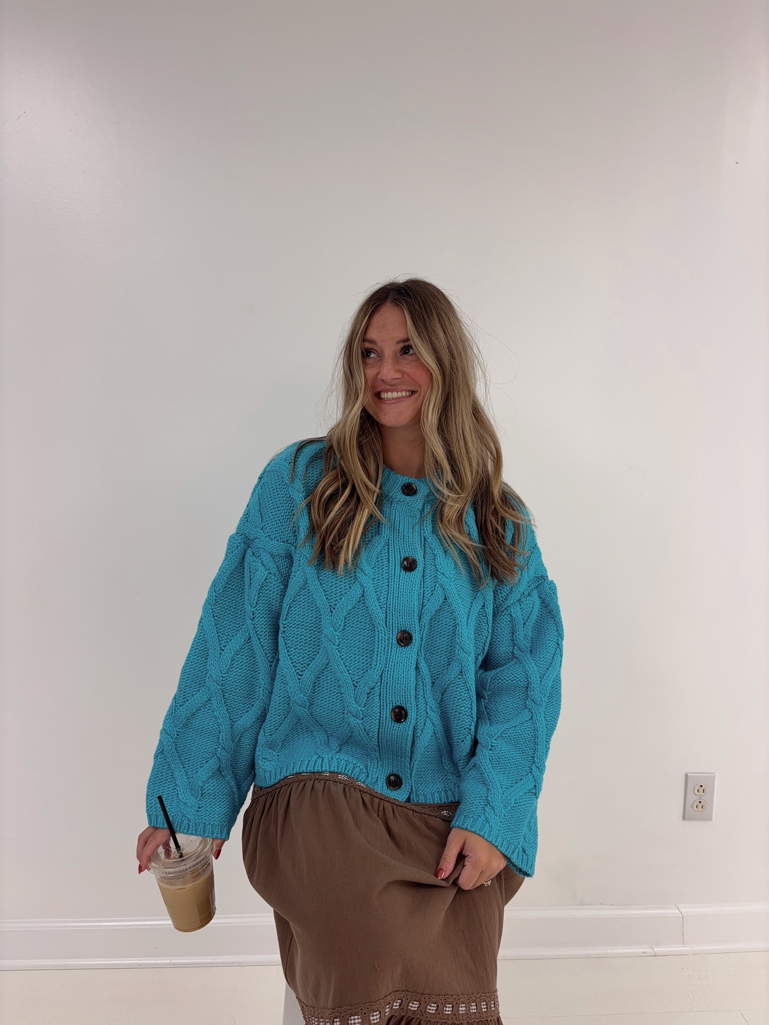 Enchanting Cable Knit Cardigan