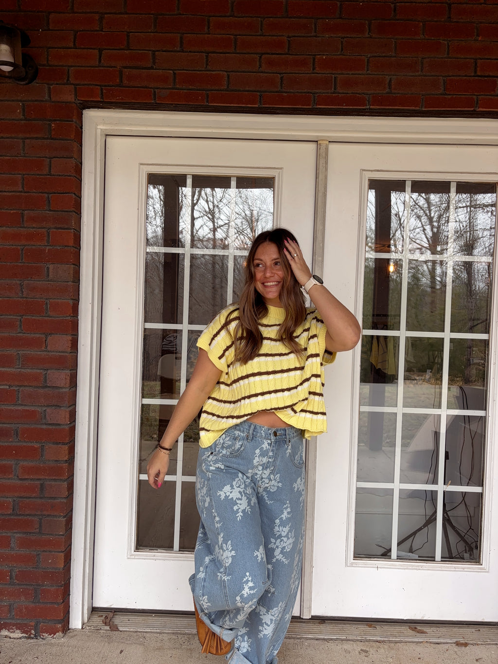 Laci Striped Knit Sweater