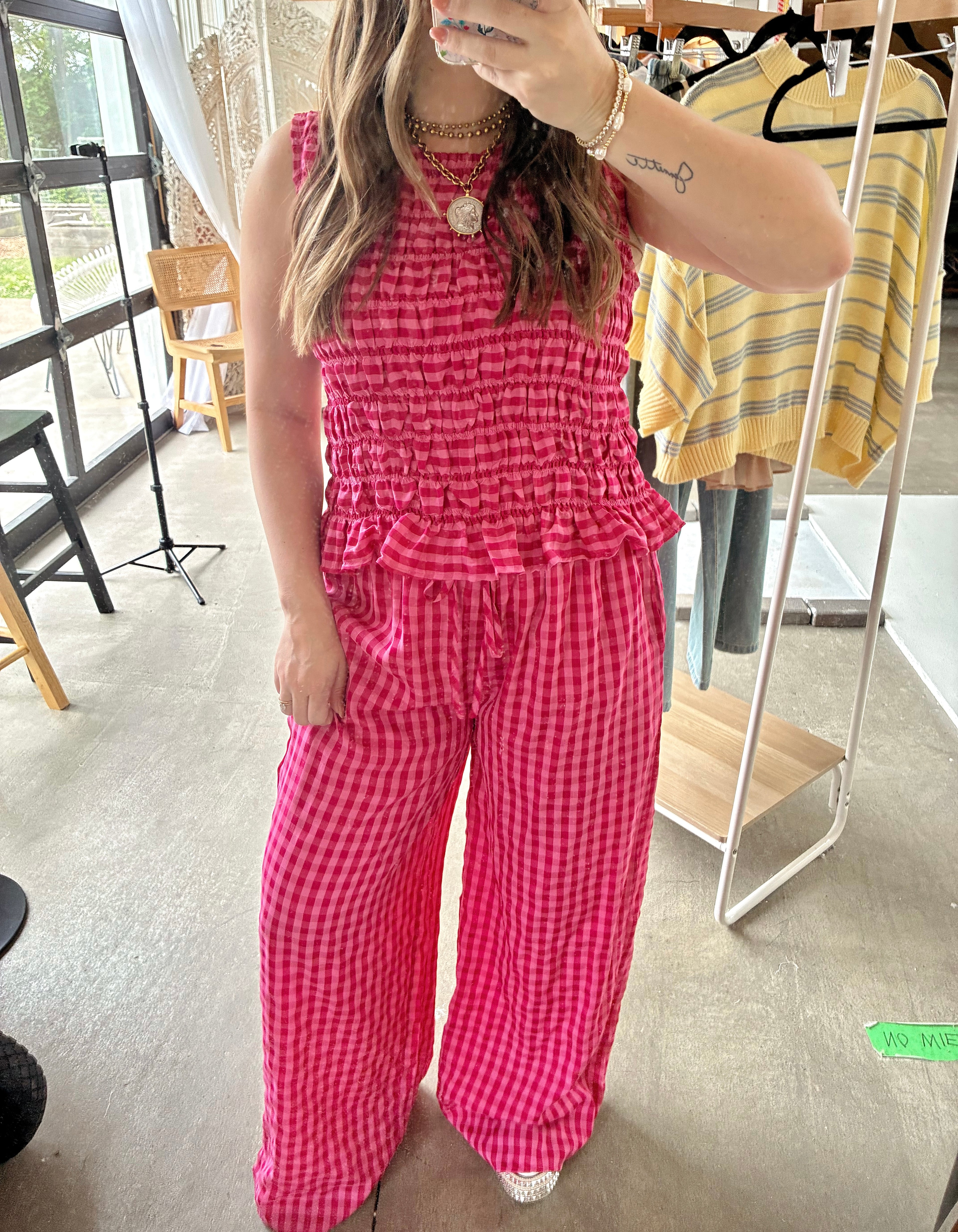 Pink Crush Smocked Set